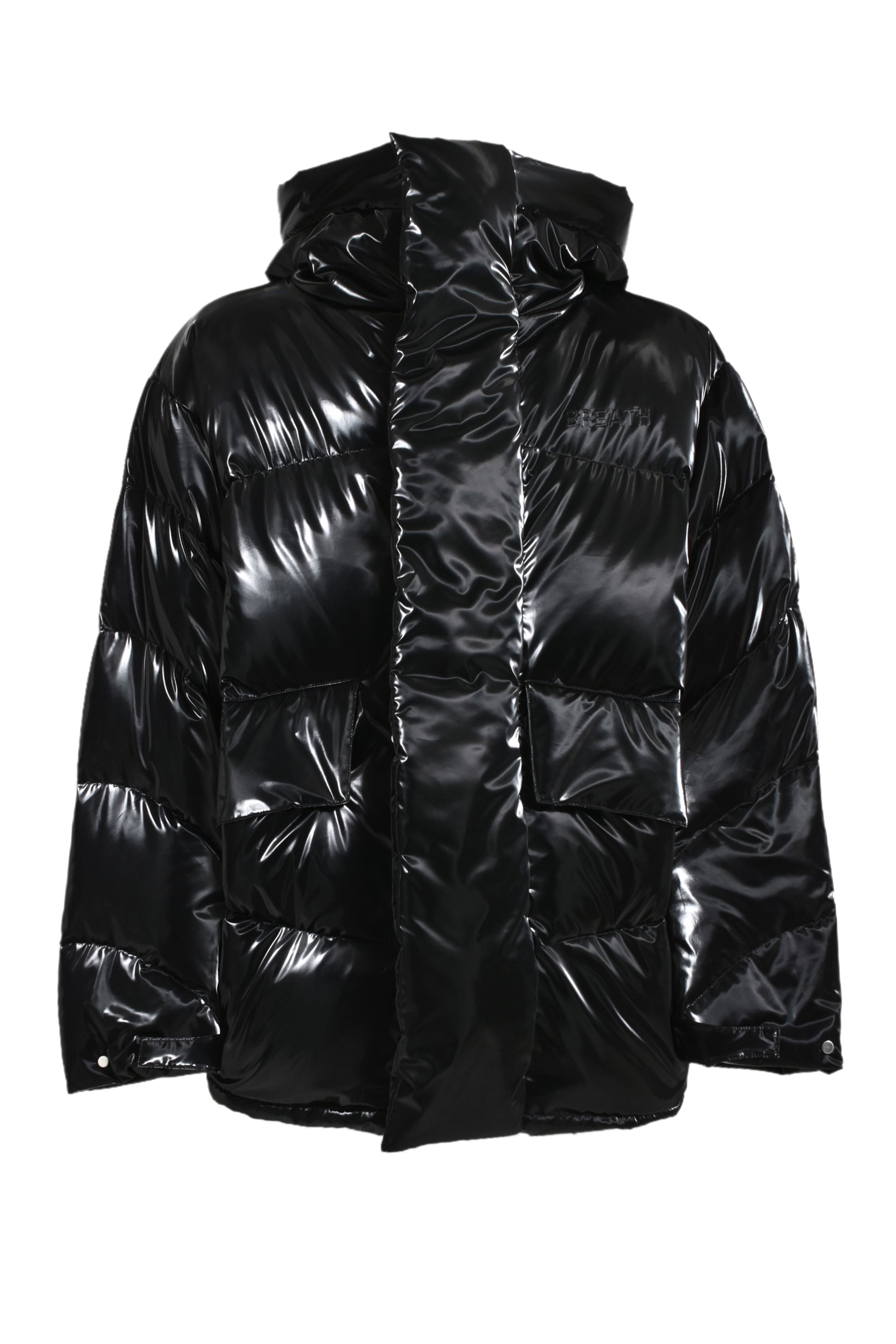 SNOWMAN DOWN / BLACK – BREATH - サイズ 着丈 身幅 肩幅 袖丈 M