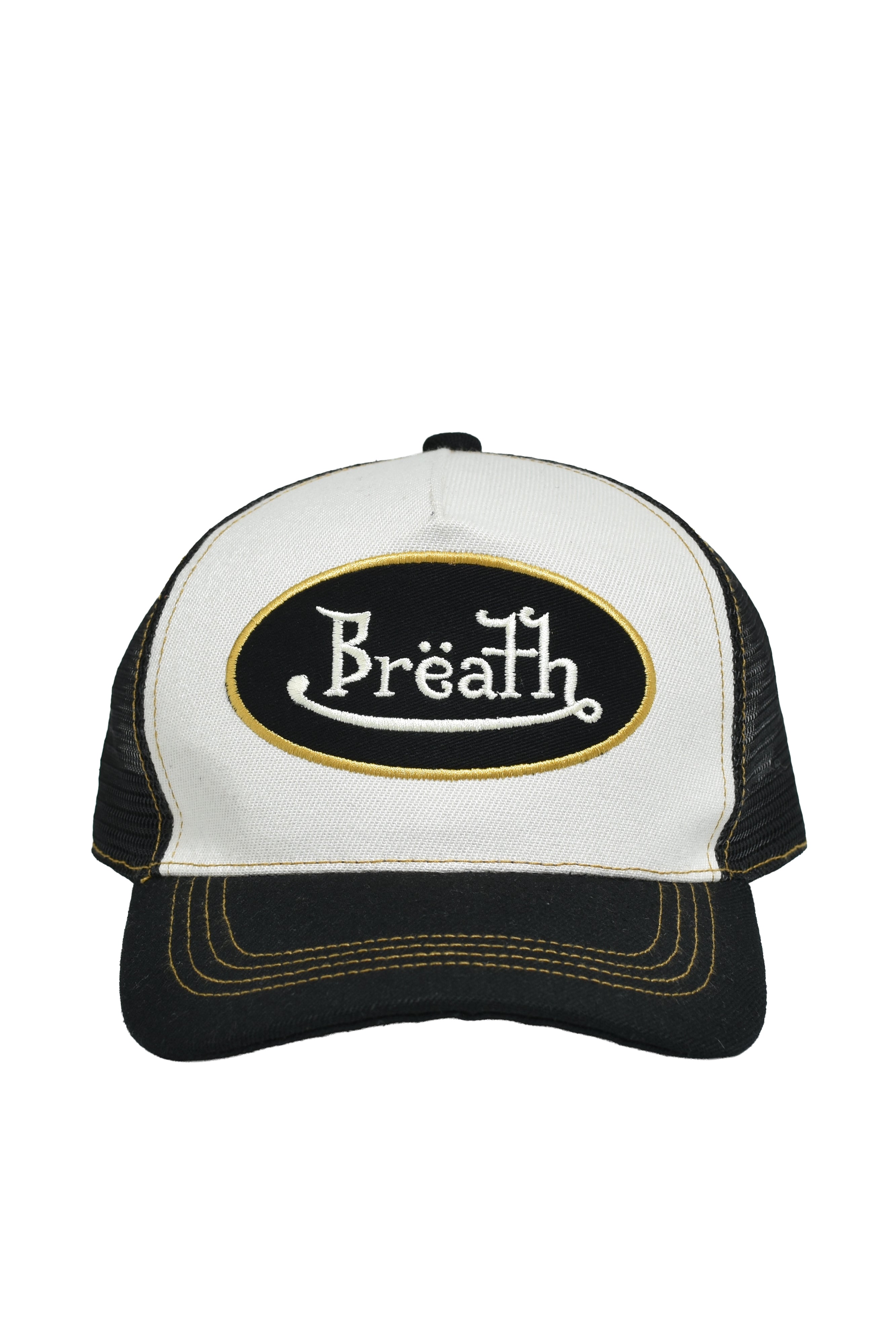 ONE LOGO CAP / BLACK × WHITE – BREATH - サイズ 頭周り(cm) OS
