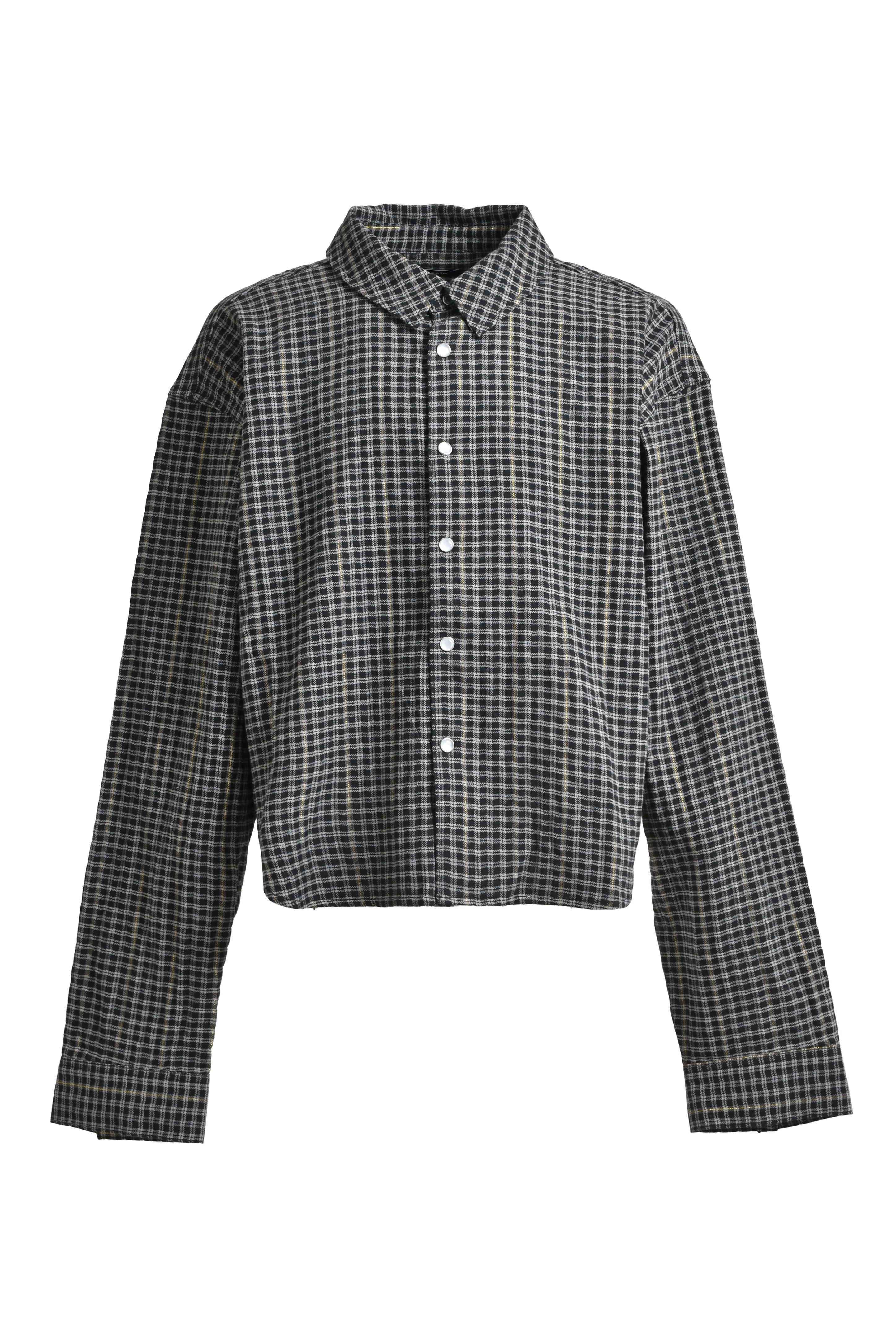 【BREATH】 SHORT CHECK SHIRT SHORT CHECK SHIRT / BEIGE × BROWN – BREATH - サイズ 着丈