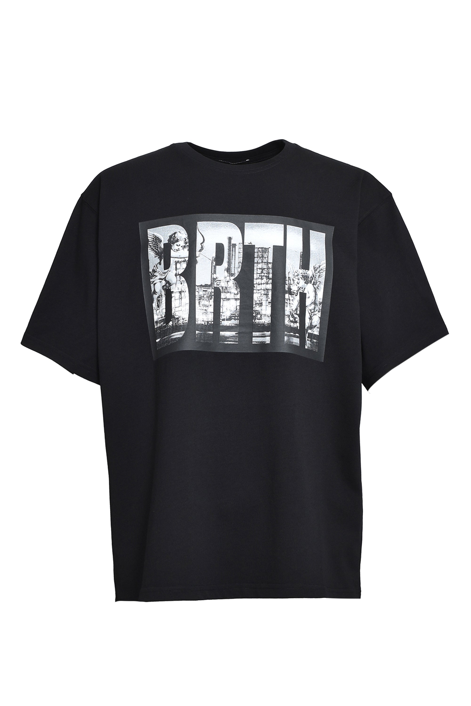 BRTH AREA LOGO TEE / BLACK – BREATH - サイズ 着丈 身幅 肩幅 袖丈 M