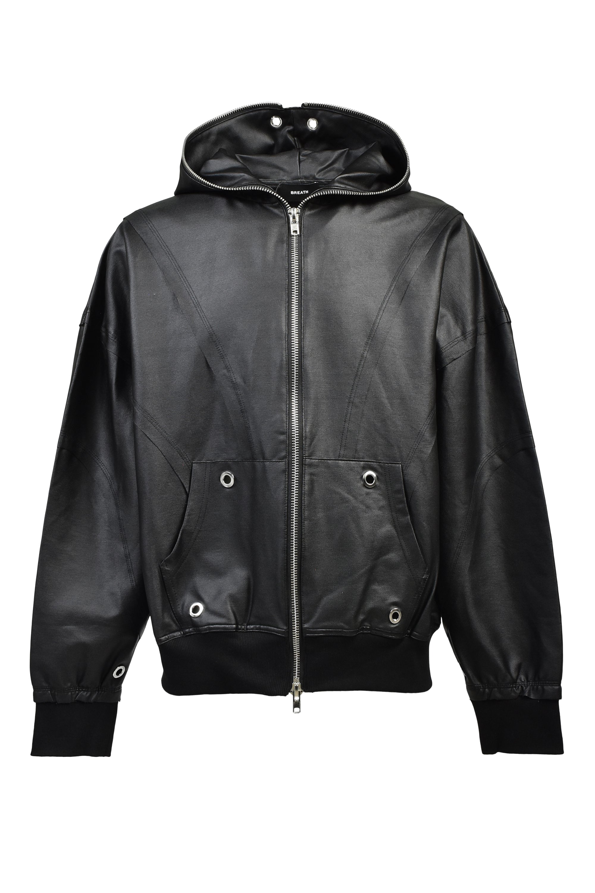 ジャケット・アウター BREATH BREATH|ブレス SCRIPT LOGO PIPING VELOUR JACKET/ BLACK (BR25AW-C5004)