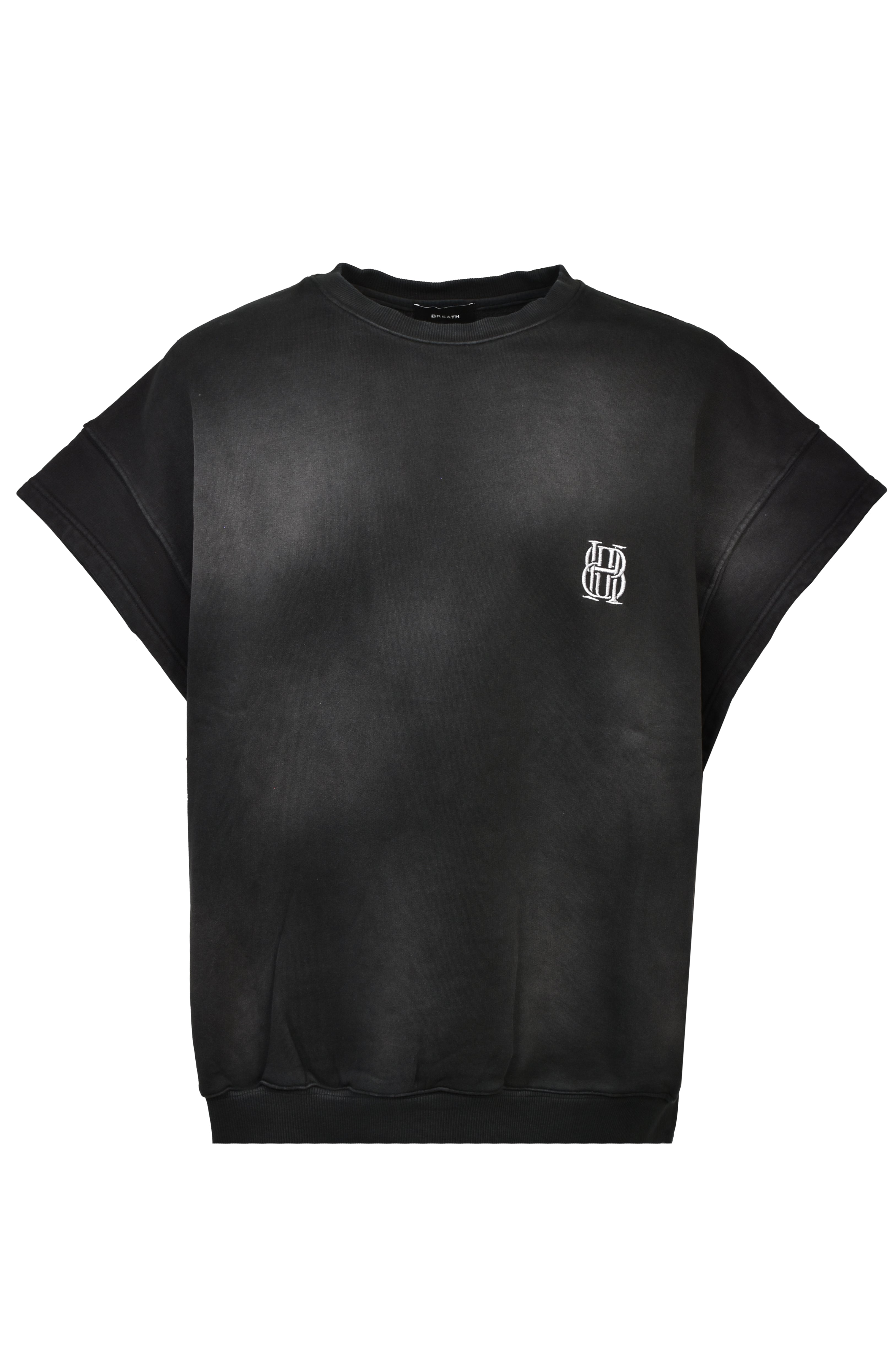 BH LOGO NO SLEEVE SS SWEAT / BLACK ｜BREATH ブレス - BAD HOP