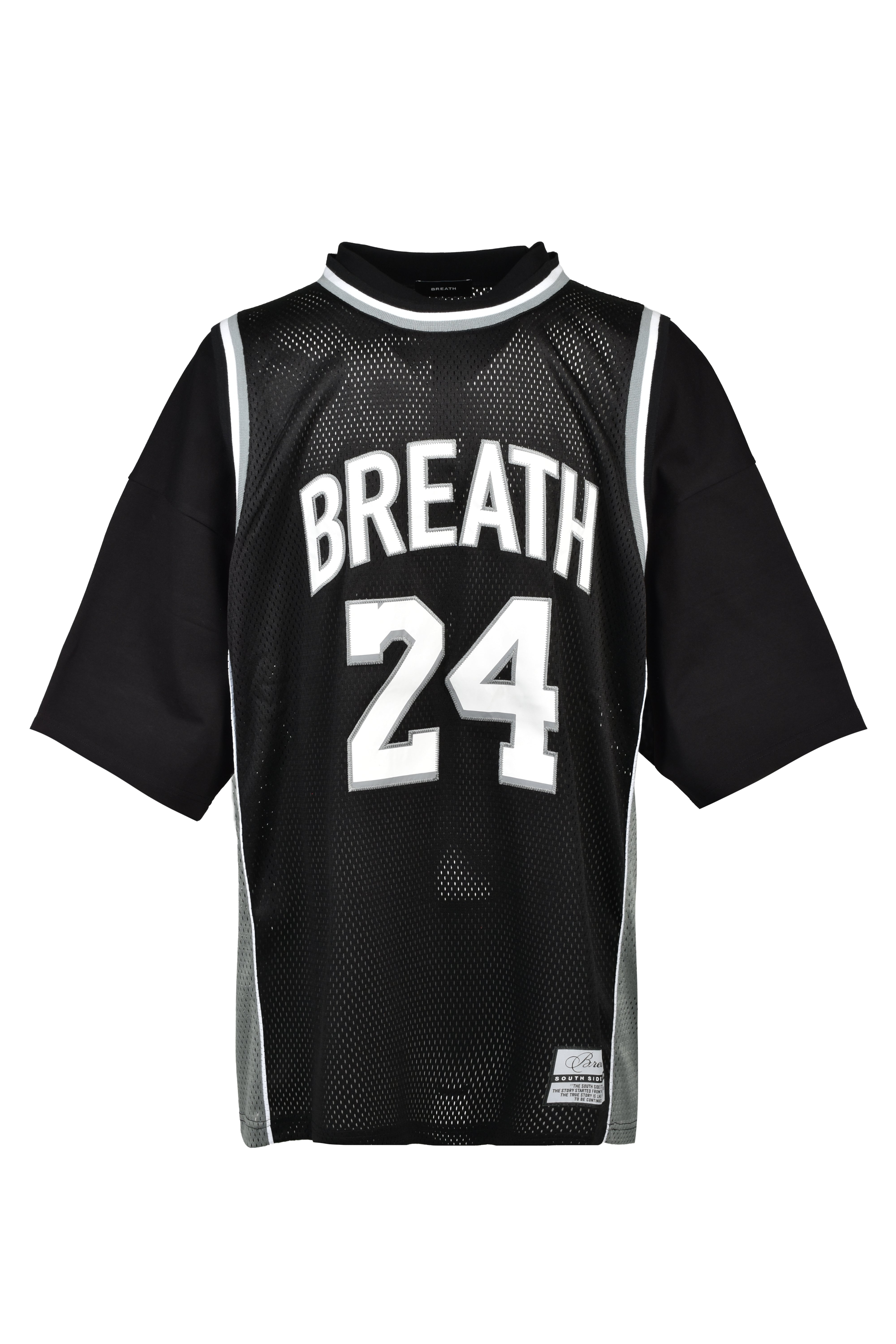 LAYERED BASKET BALL JERSEY TEE / BLACK – BREATH - BAD HOP