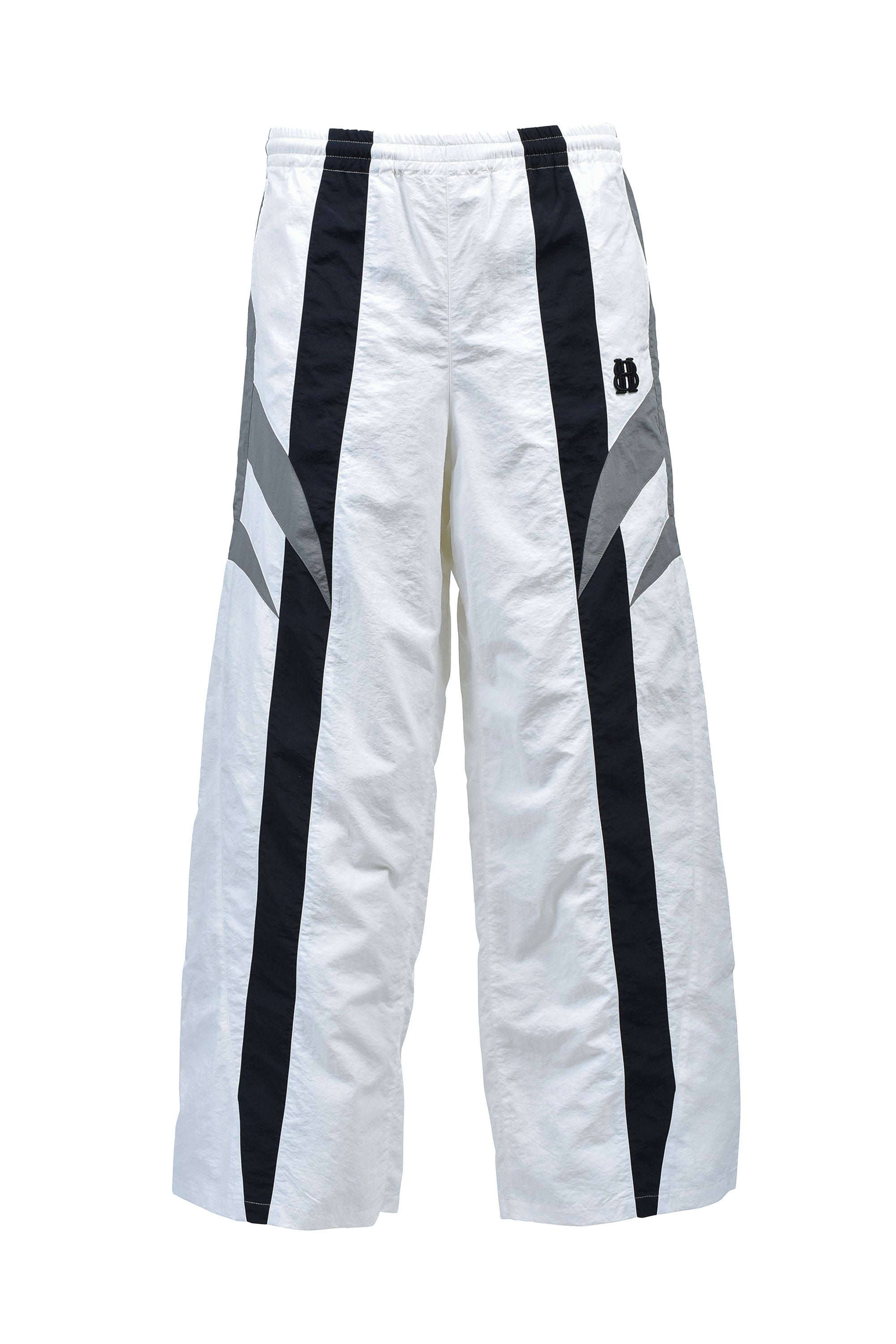 BH LOGO WARM UP PANTS / WHITE ｜BREATH ブレス - BAD HOP