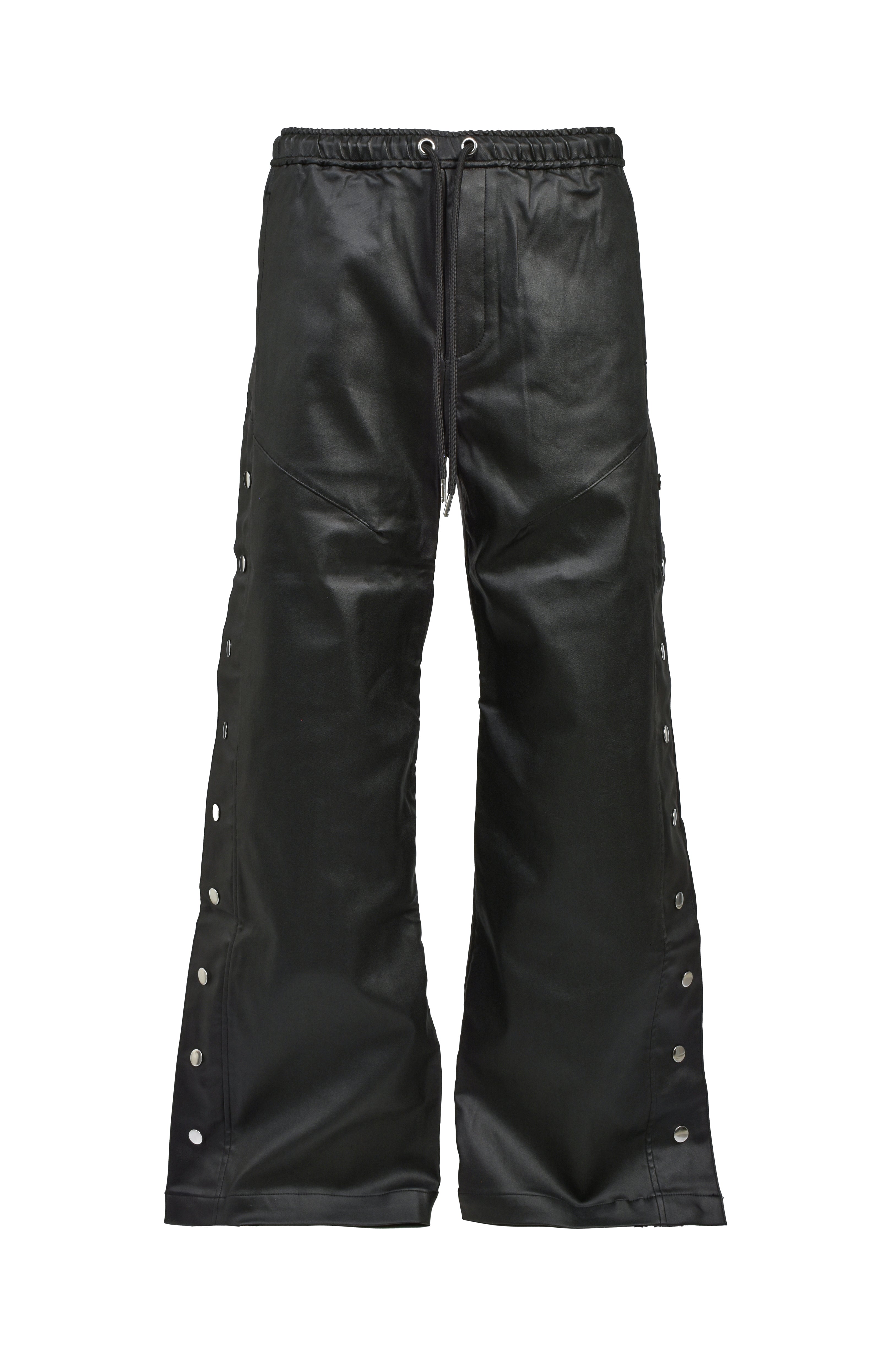 NEW RICH SIDE BUTTON JERSEY PANTS / BLACK ｜BREATH ブレス - BAD