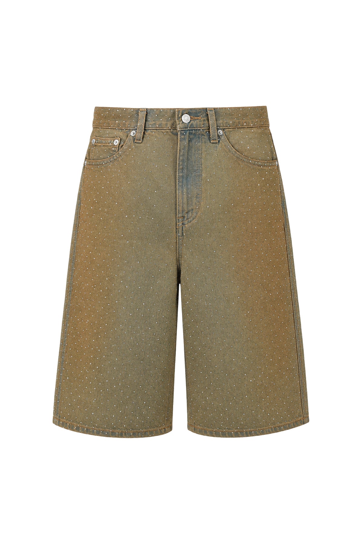RHINESTONE DENIM SHORTS / INDIGO – BREATH - BAD HOPプロデュースの