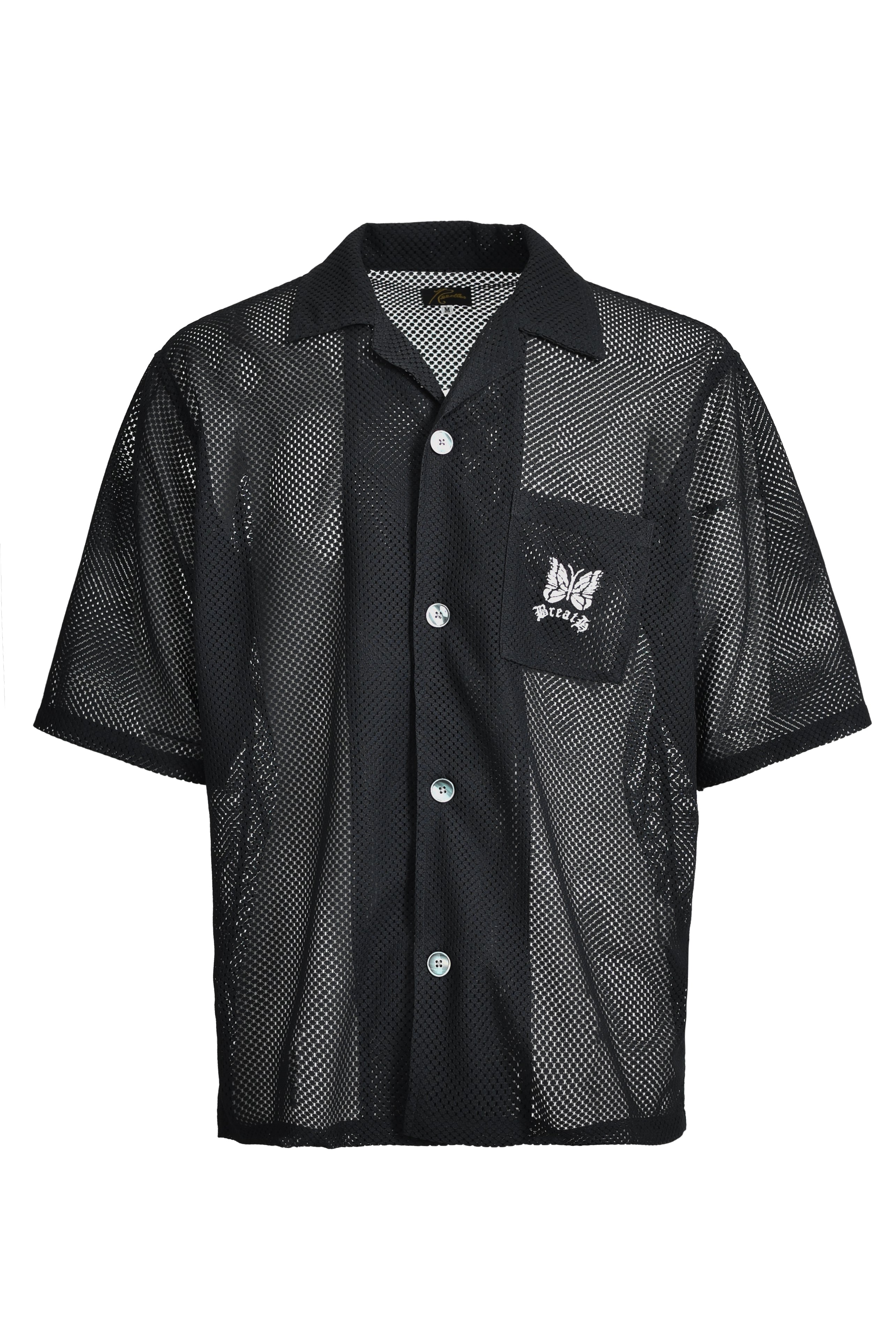 needles breath CAVANA SHIRT シャツ　別注　ブラック Needles CABANA SHIRT / BLACK – BREATH - サイズ 着丈 身幅