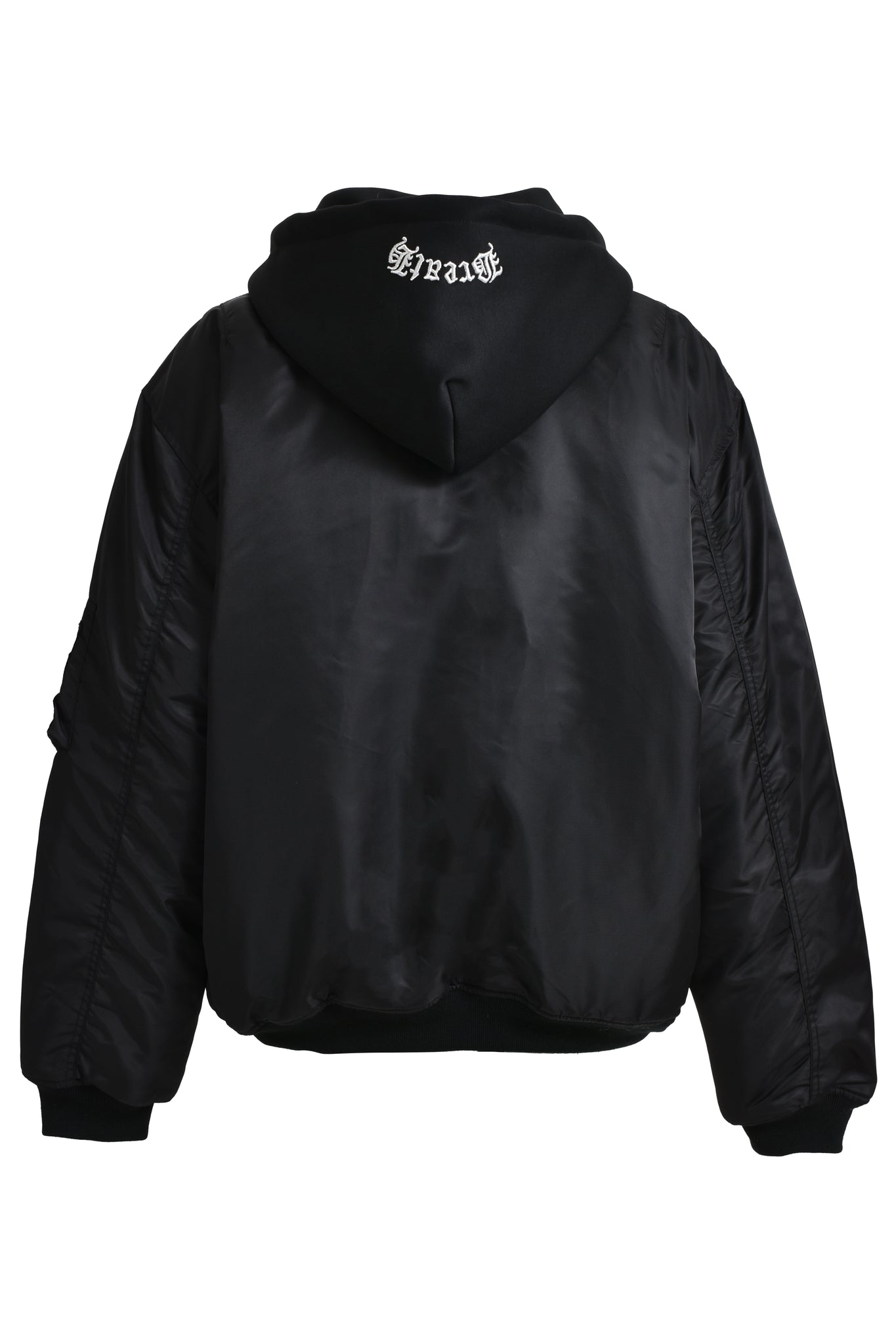 × F.M.C.D 3WAY OLD ENGLISH LOGO BOMBER JACKET / BLACK