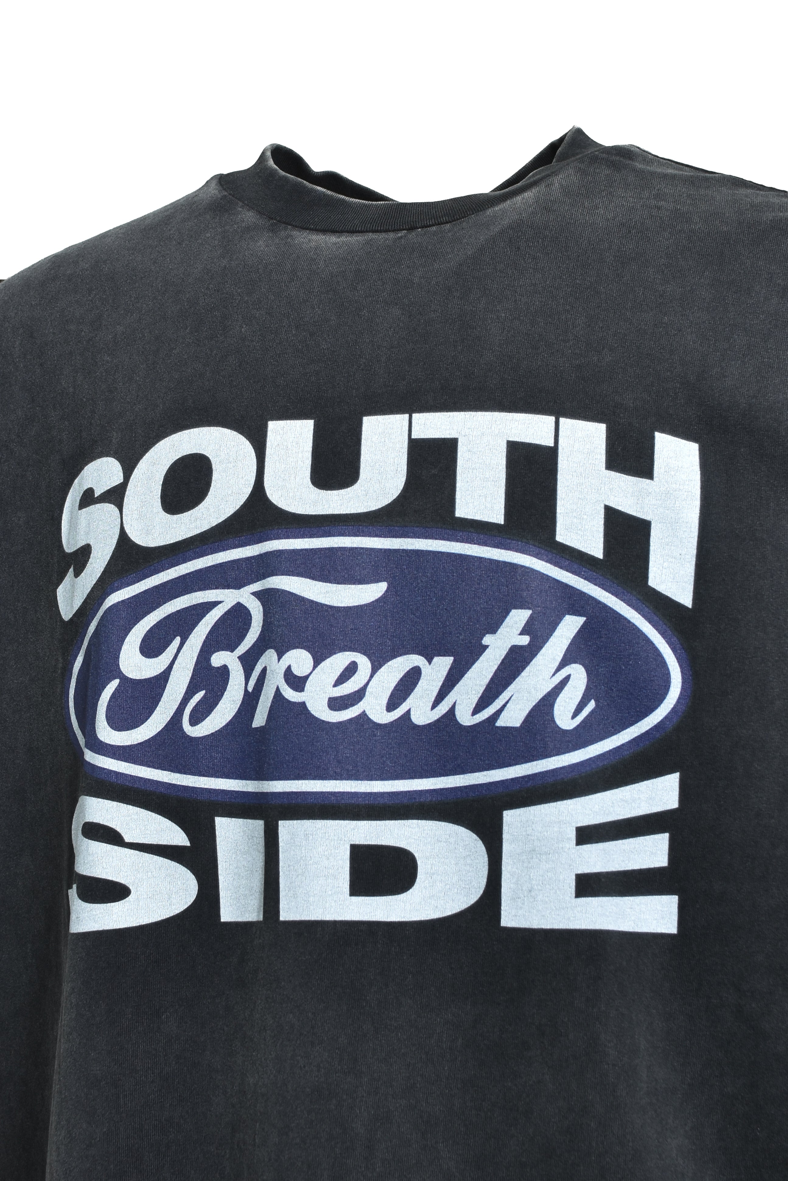 SOUTH SIDE EMBLEM TEE / BLACK – BREATH - サイズ 着丈 身幅 肩幅