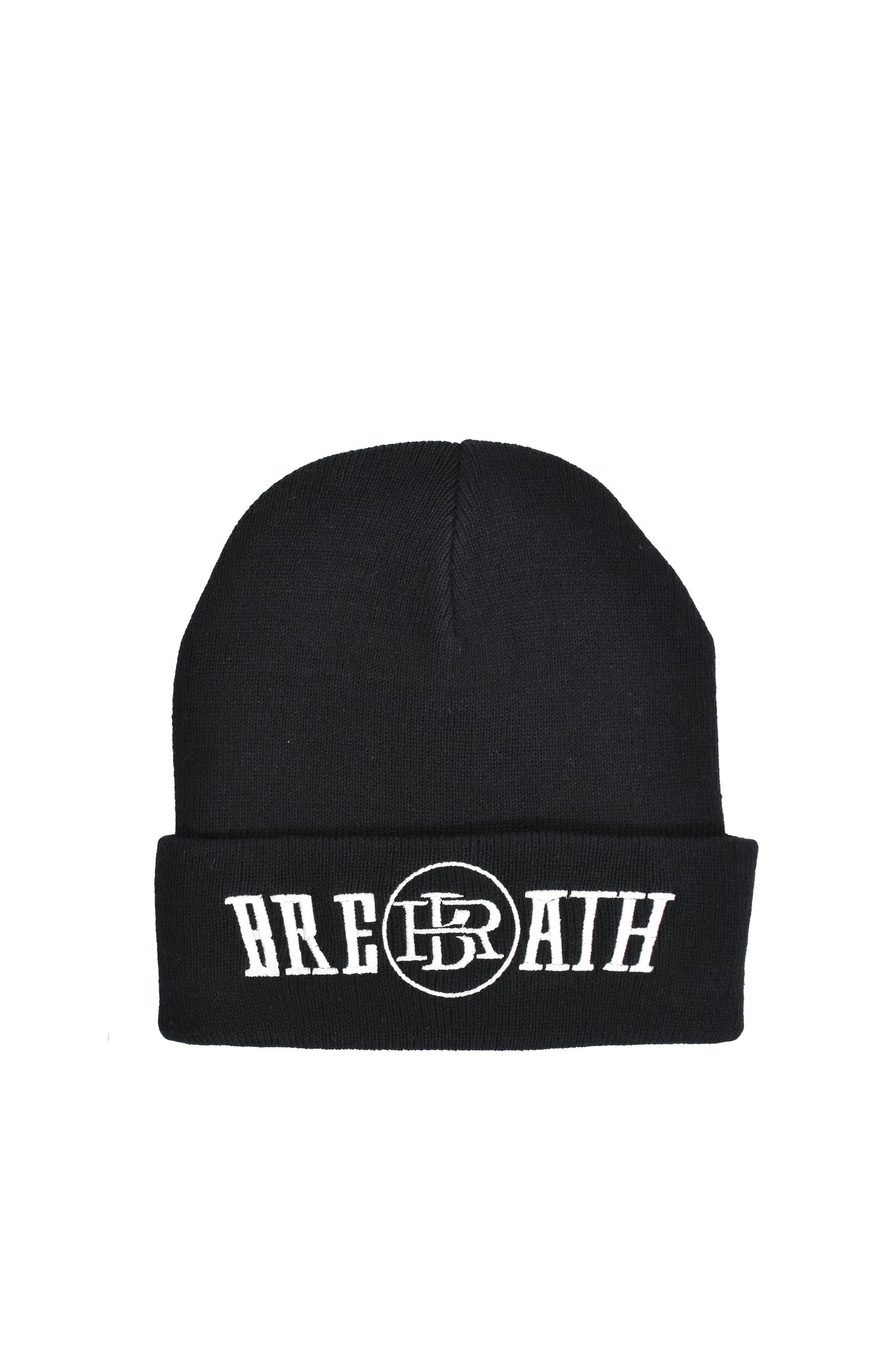 EMBROIDERY KNIT CAP / BLACK