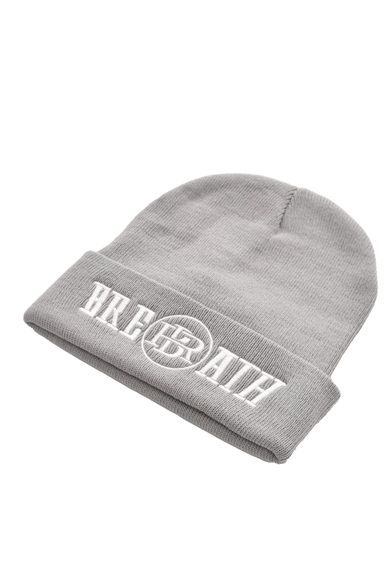 EMBROIDERY KNIT CAP / GREY