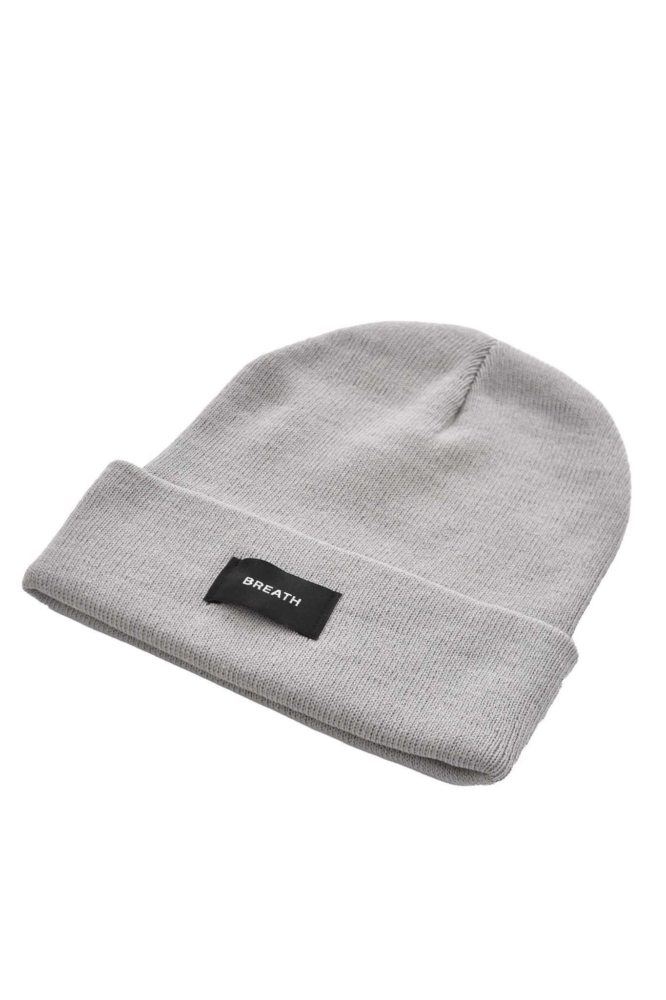 EMBROIDERY KNIT CAP / GREY