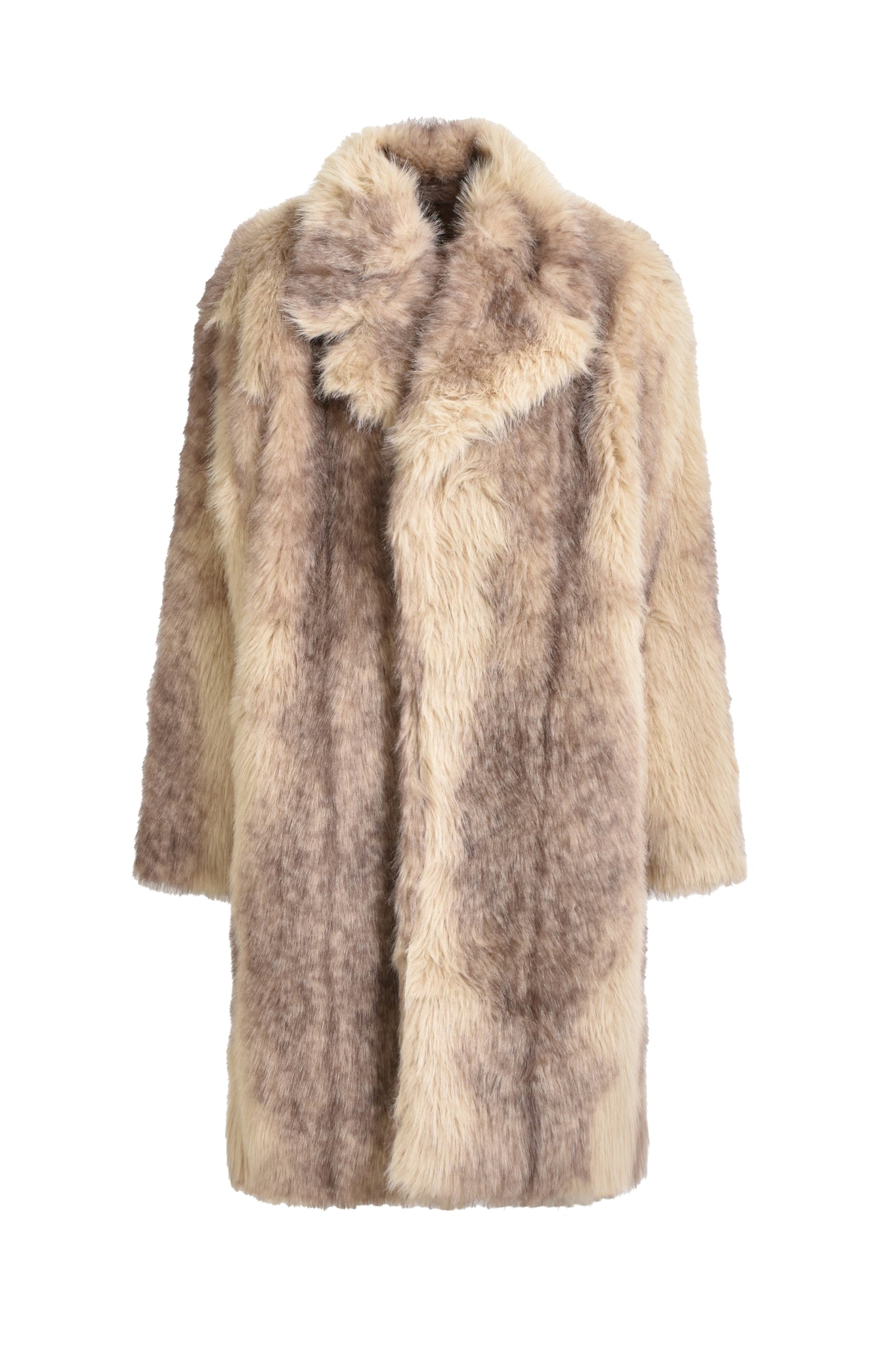 FAUX FUR COAT / BEIGE