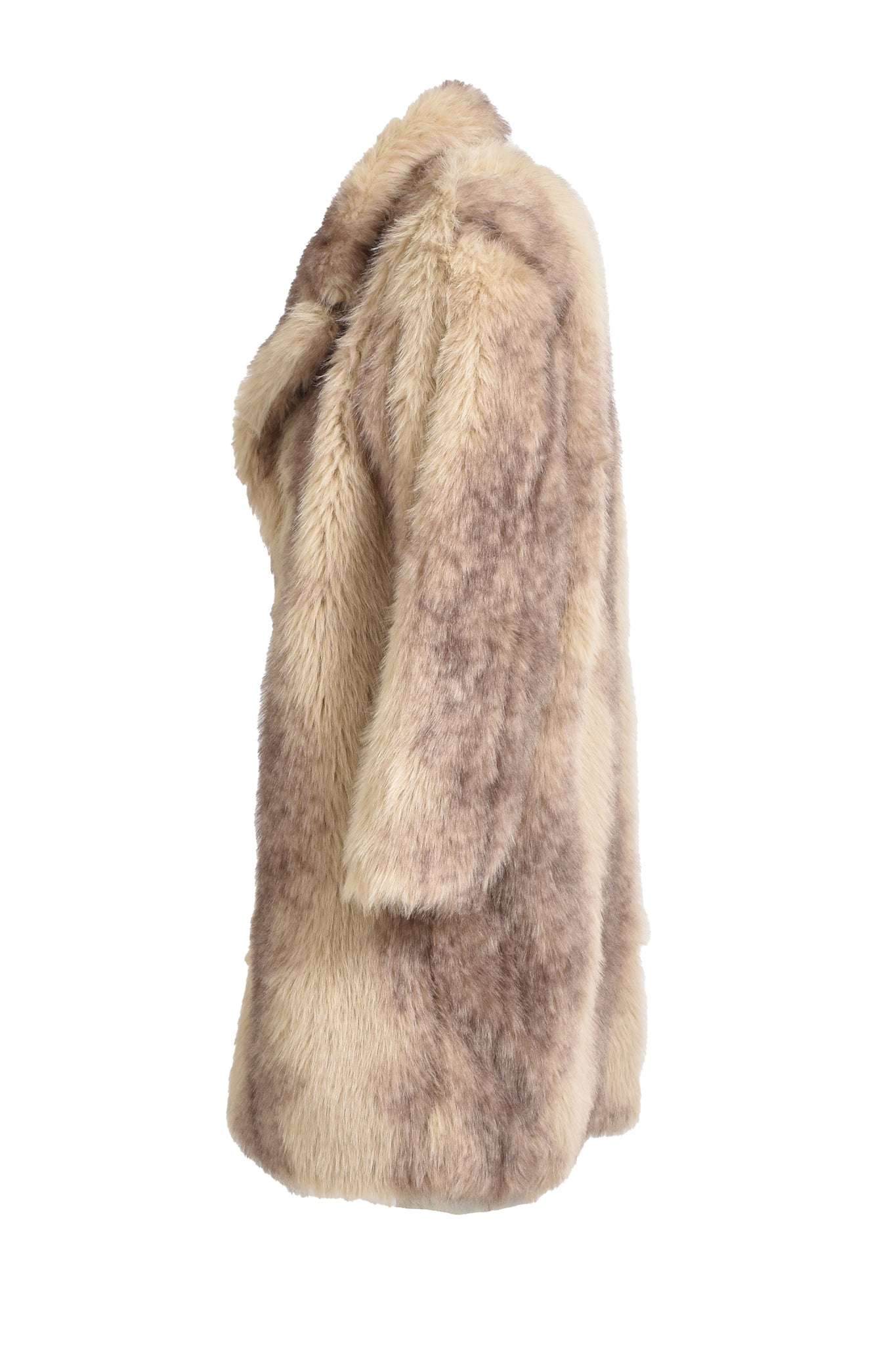 FAUX FUR COAT / BEIGE