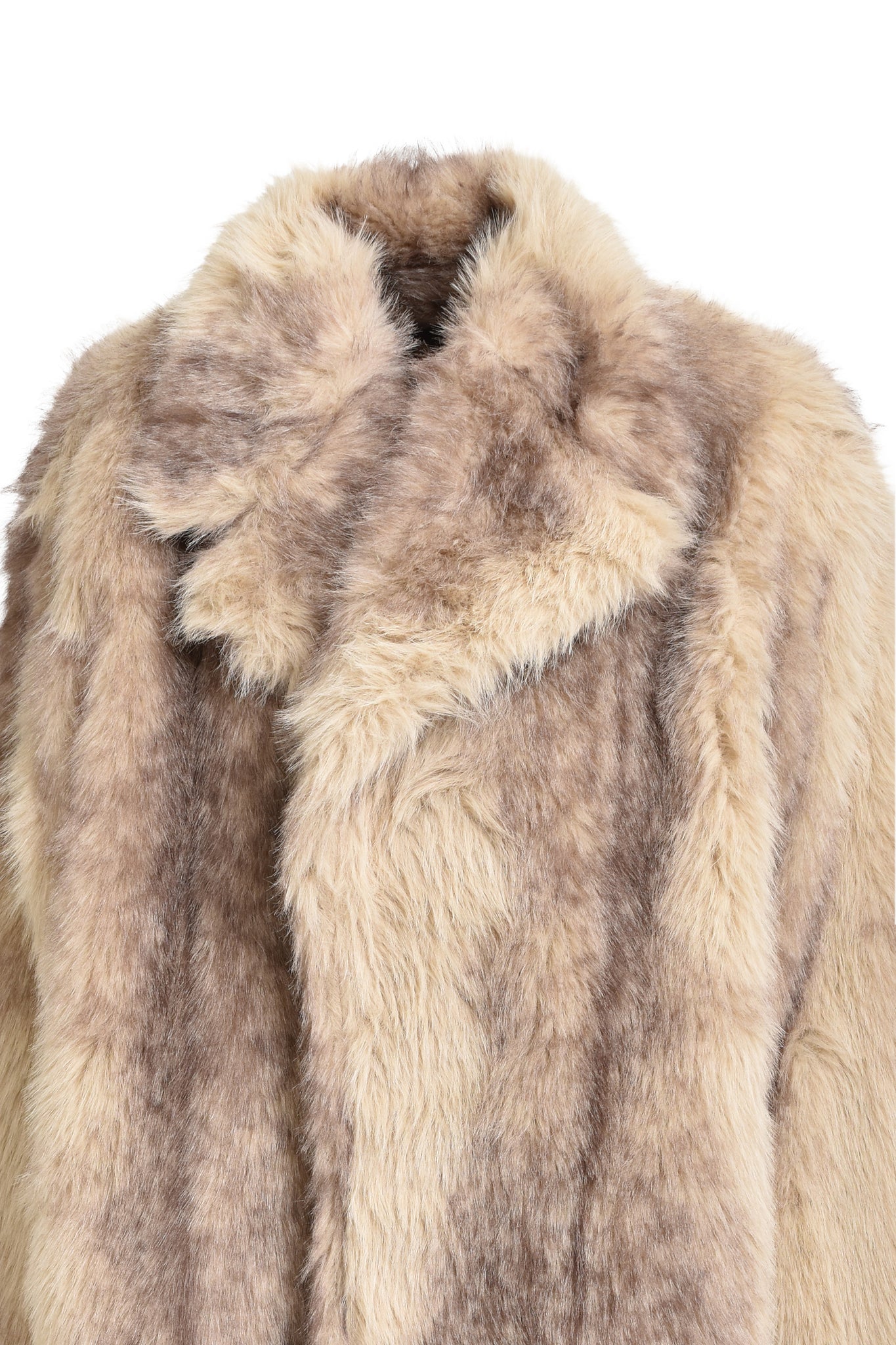 FAUX FUR COAT / BEIGE