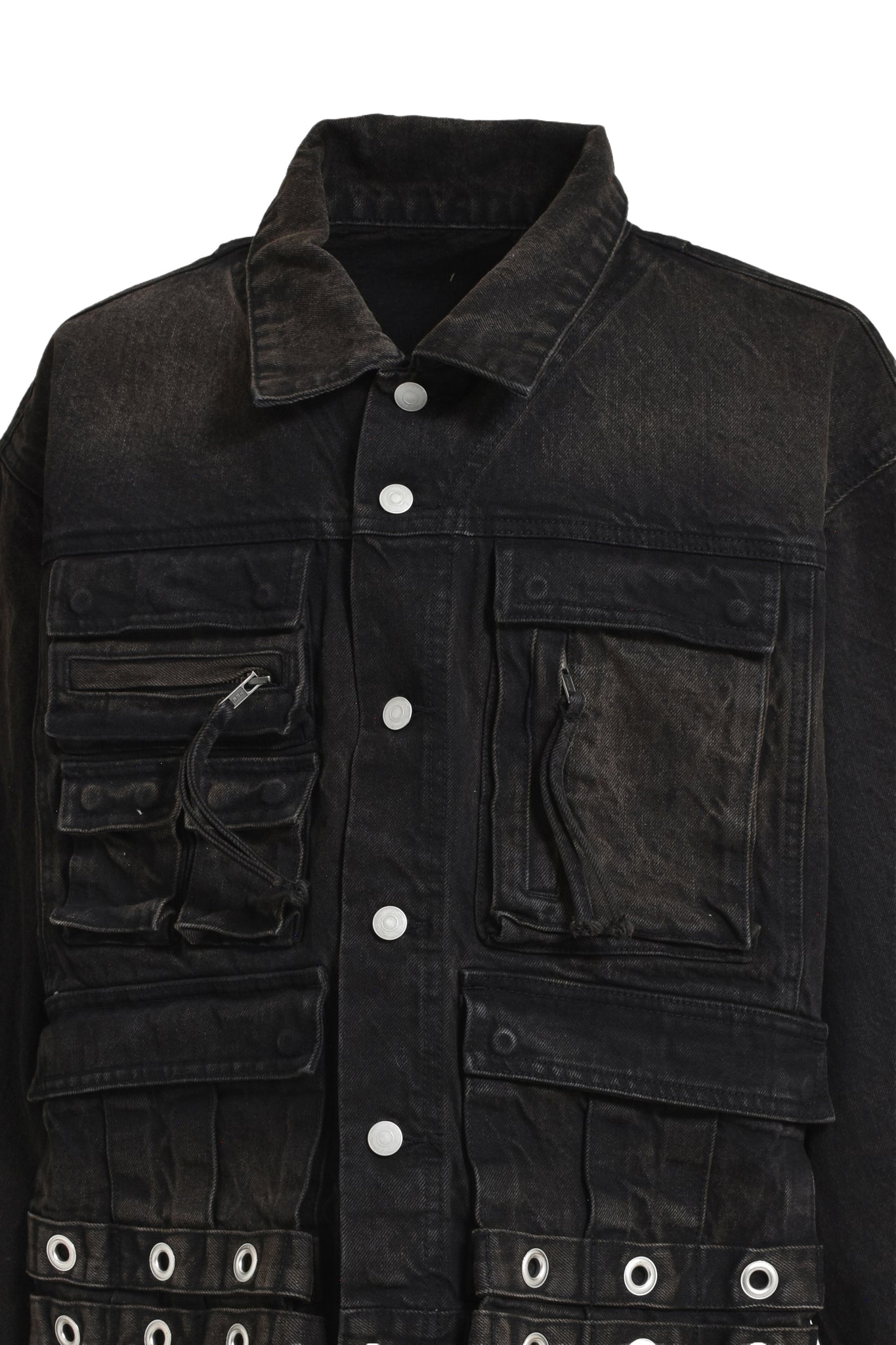 SUICIDE DENIM JACKET / BLACK