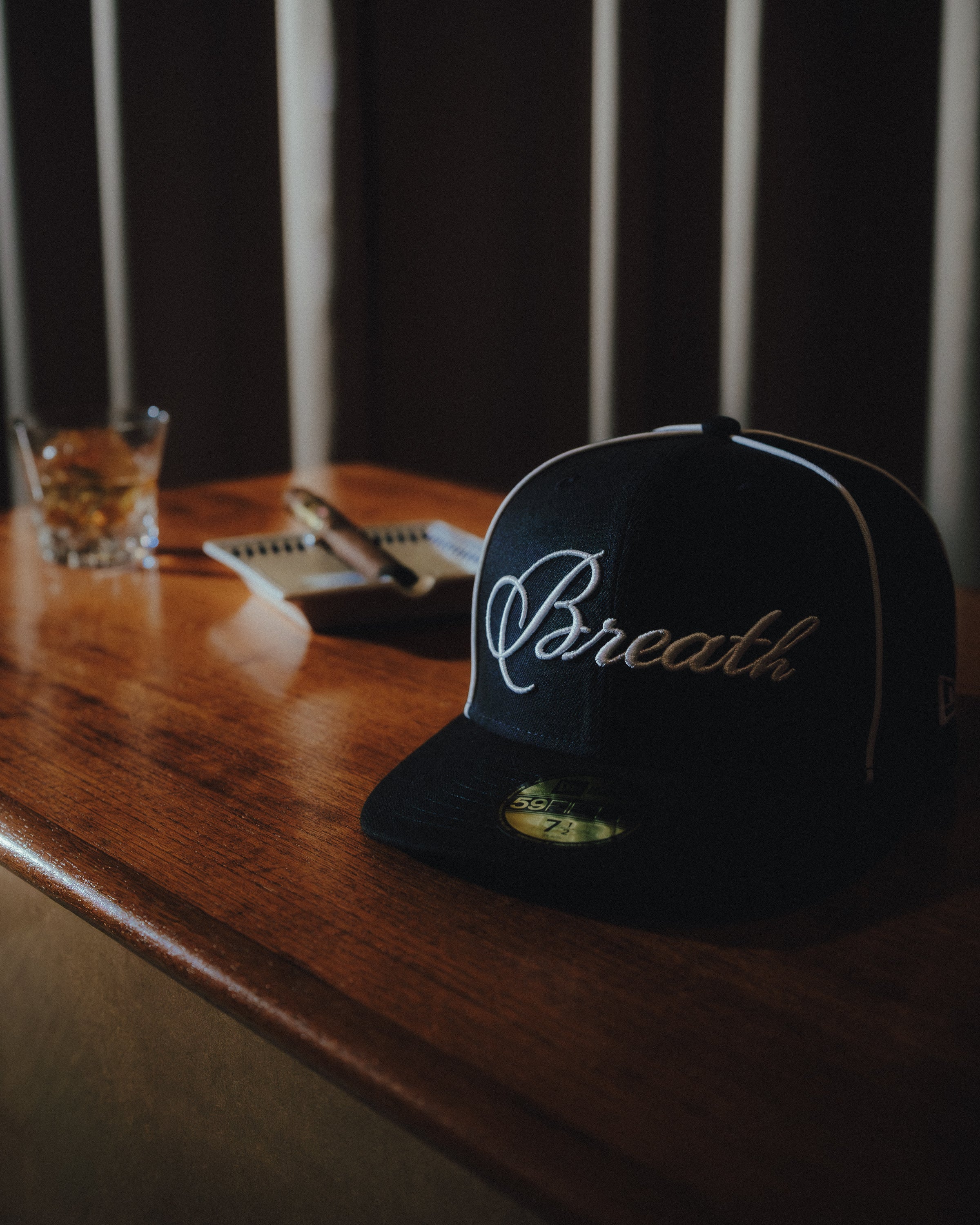 NEW ERA SCRIPT LOGO PIPING 59FIFTY / BLK – BREATH - サイズ 頭周り
