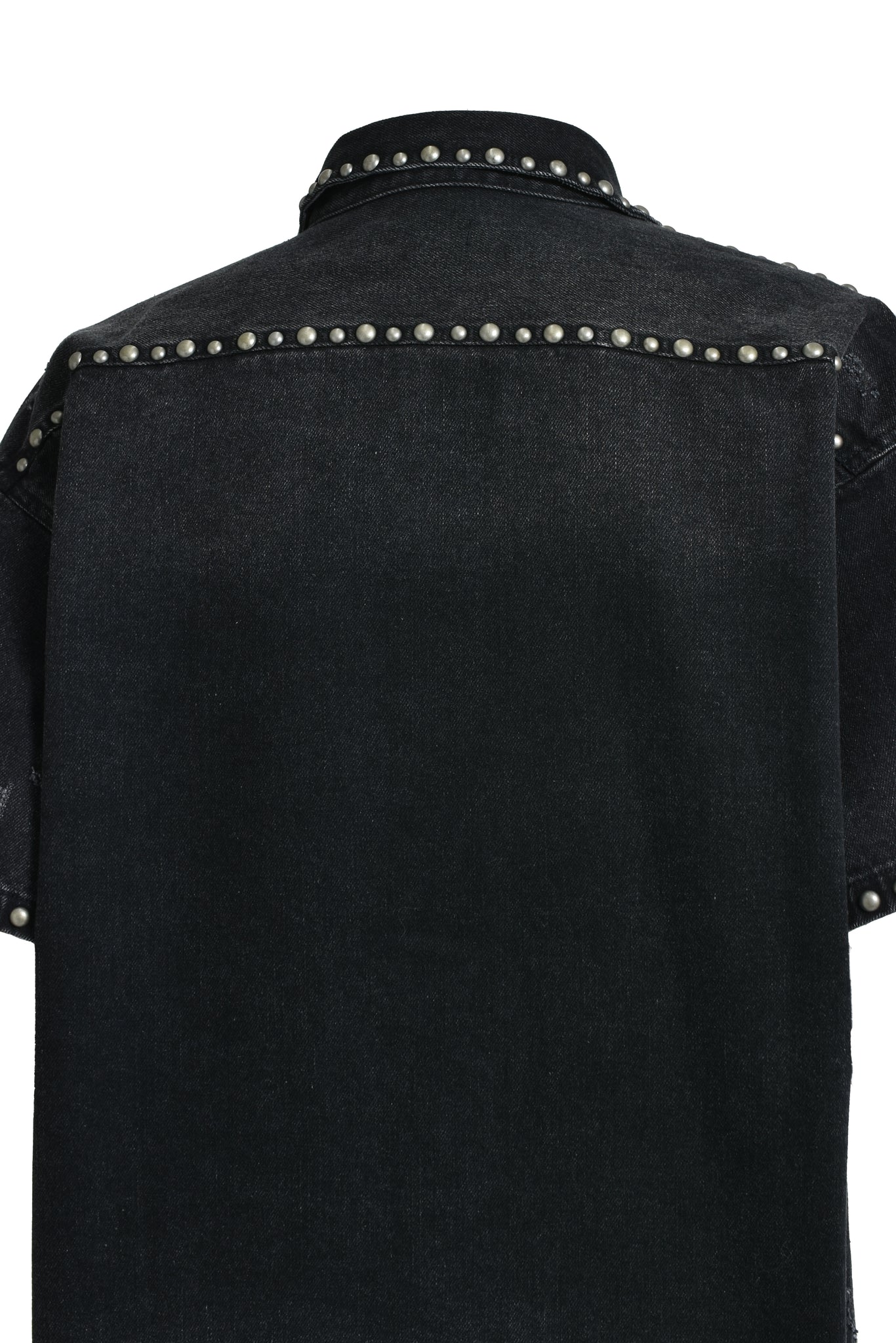 SUICIDE STUDS DENIM SHIRT / BLACK