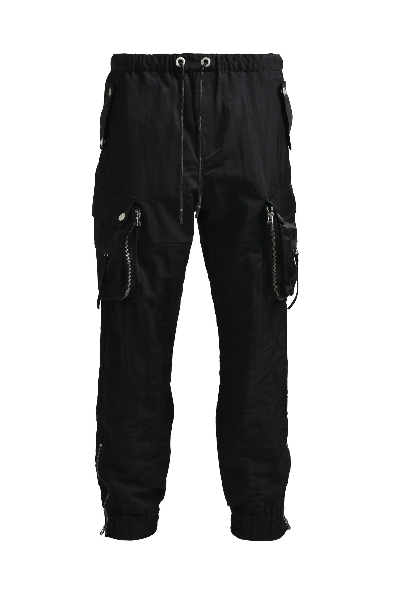 NEWRICH CARGO PANTS / NYLON BLACK