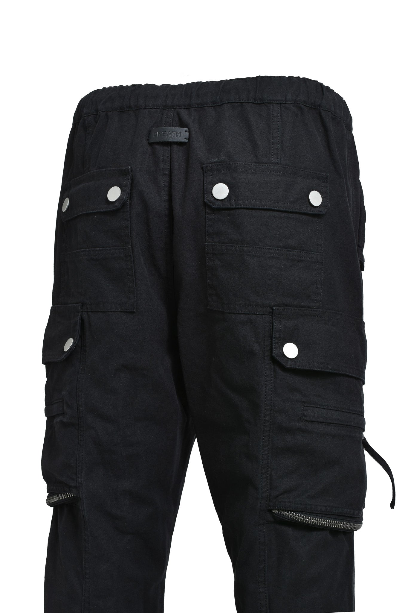 NEWRICH CARGO PANTS / COTTON BLACK – BREATH - サイズ ウエスト 股上 