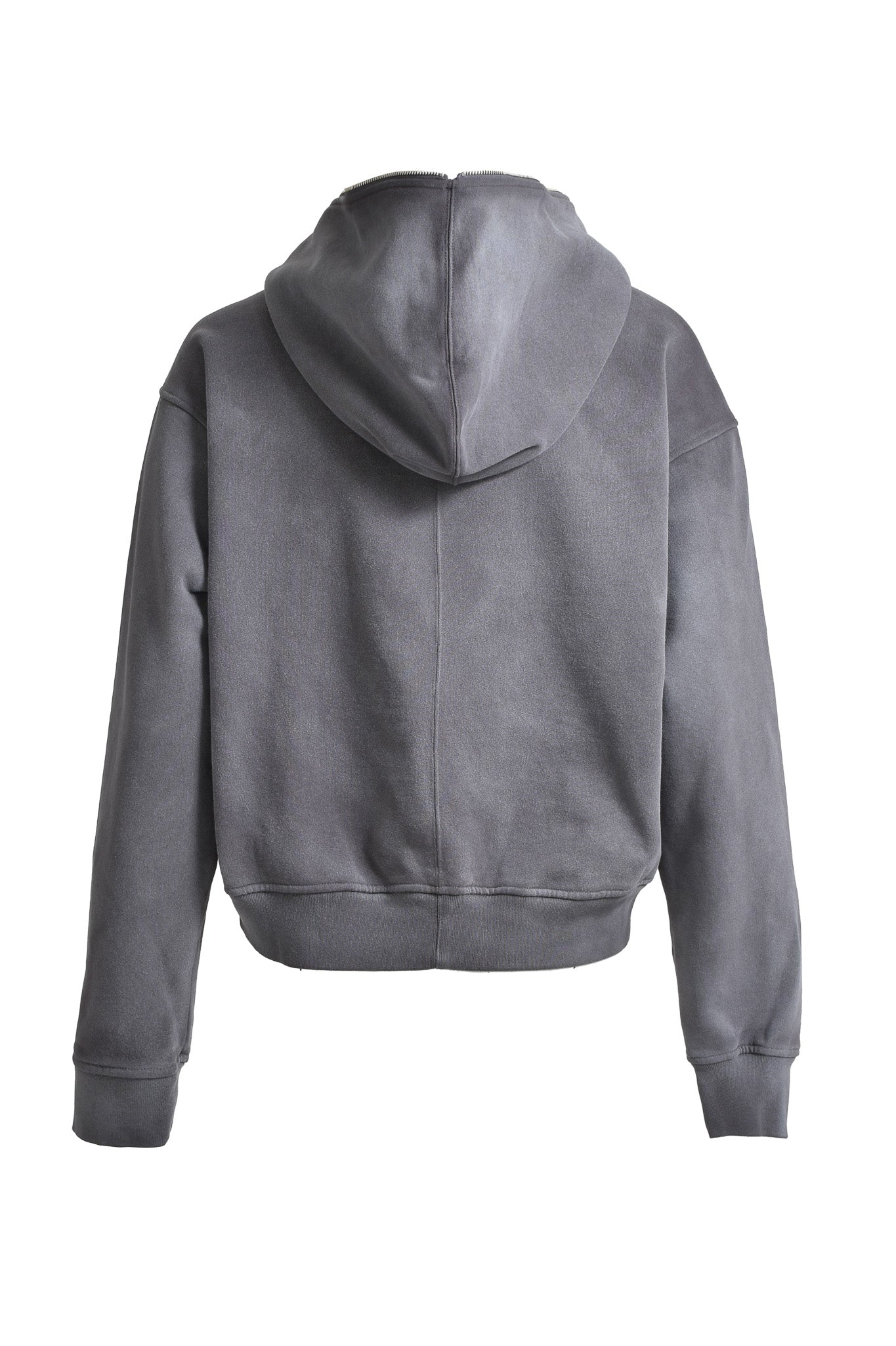 【BREATH】 NEWRICH SHORT ZIP HOODIE NEWRICH SHORT FULL ZIP HOODIE / BLACK – BREATH - サイズ 着丈