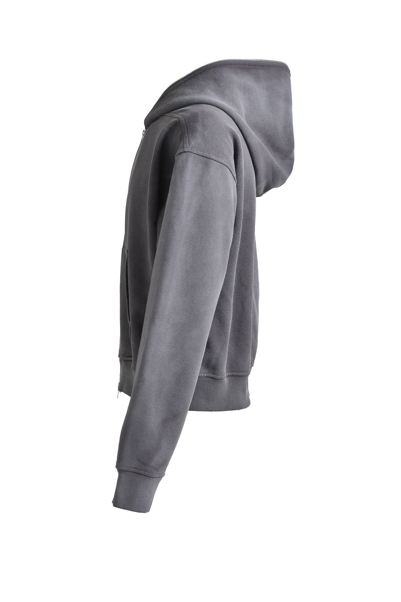 【BREATH】 NEWRICH SHORT FULL ZIP HOODIE NEWRICH SHORT FULL ZIP HOODIE / BLACK – BREATH - サイズ 着丈