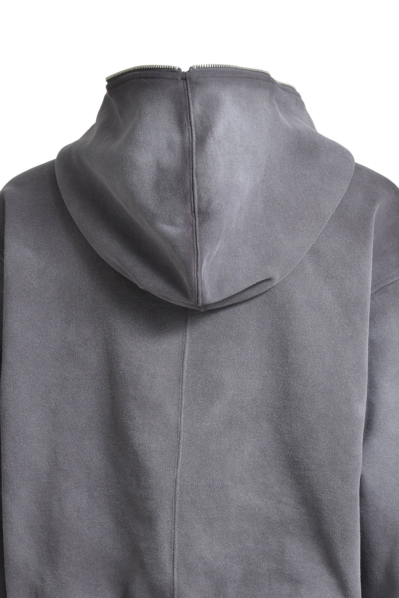 【BREATH】 NEWRICH SHORT ZIP HOODIE NEWRICH SHORT FULL ZIP HOODIE / BLACK – BREATH - Size Length