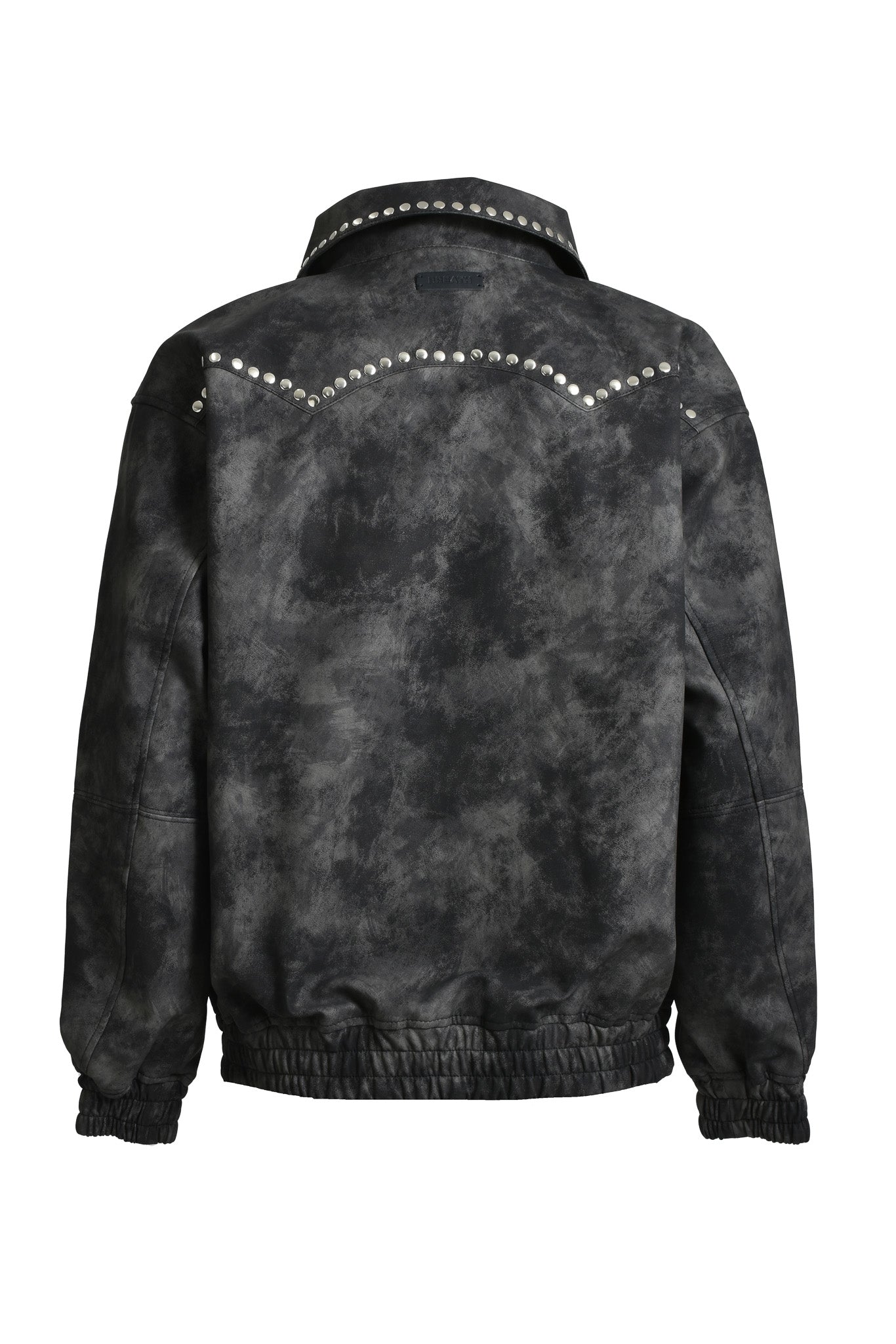 SHINE STUDS VARSITY JACKET / BLACK