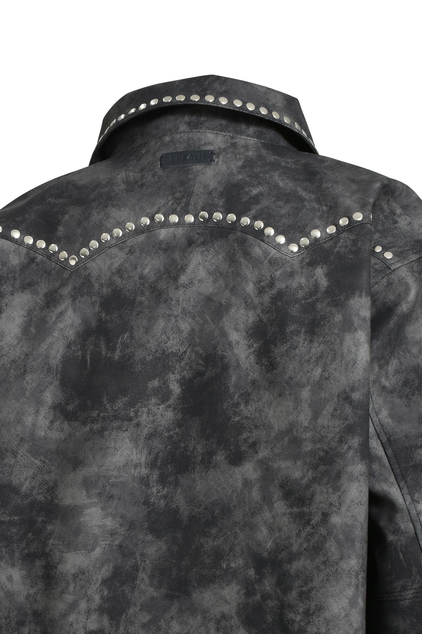 SHINE STUDS VARSITY JACKET / BLACK