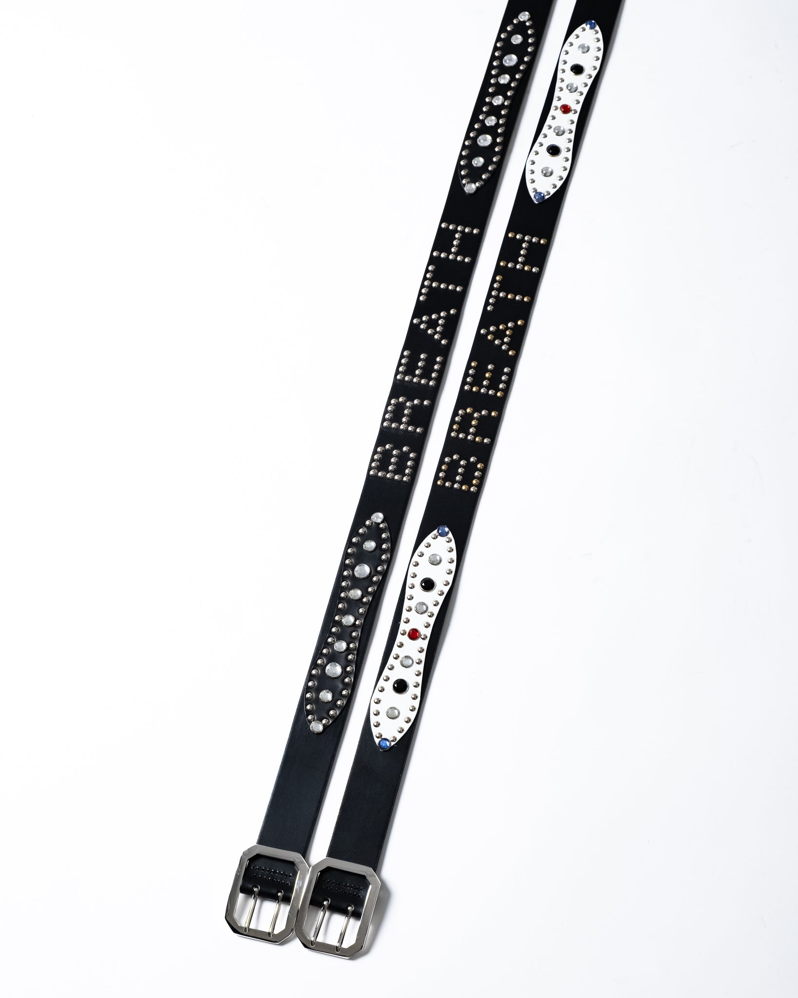 STUDS LOGO BELT / BLACK x BLACK