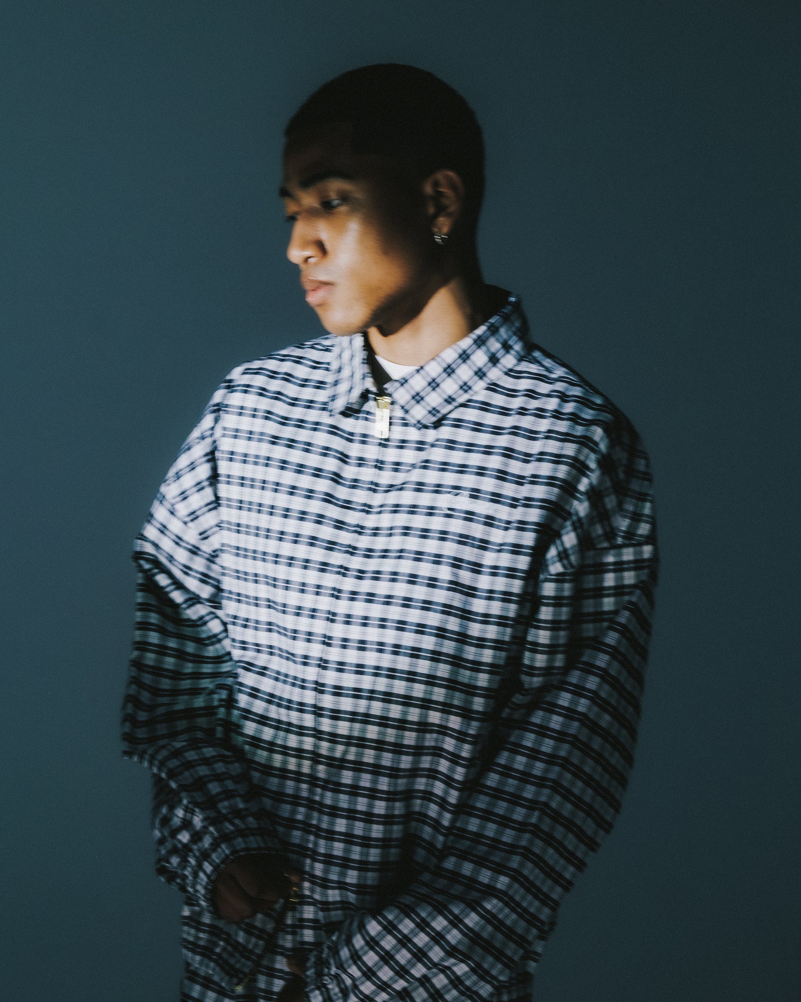 SCRIPT LOGO CHECK PIPNG JACKET ｜BREATH ブレス - BAD HOP 