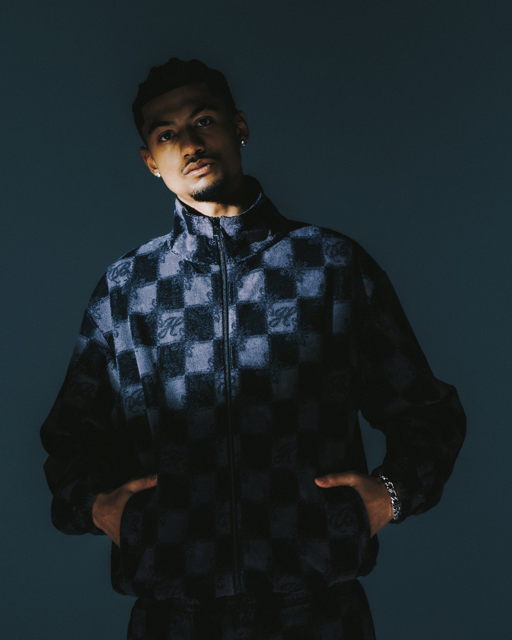 BLOCK CHECK PILE JACKET ｜BREATH ブレス - BAD HOPプロデュースの
