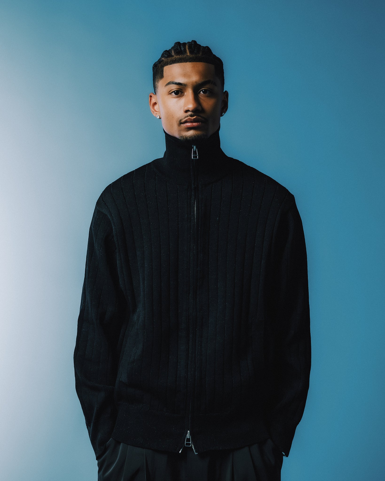 DRIVERS KNIT ZIP UP JACKET ｜BREATH ブレス - BAD HOPプロデュースの
