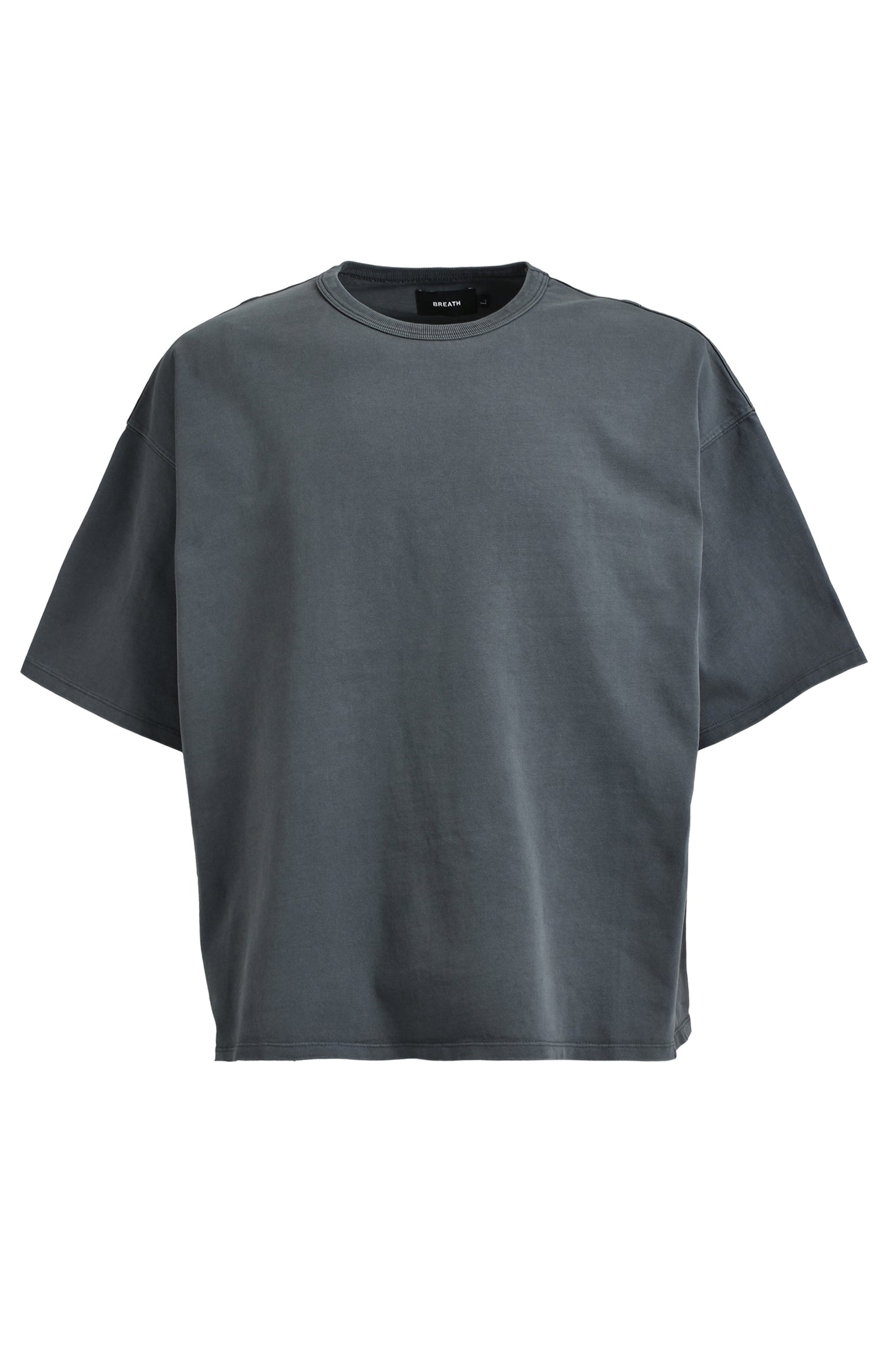 NEWRICH WIDE CROPPED TEE / BLACK