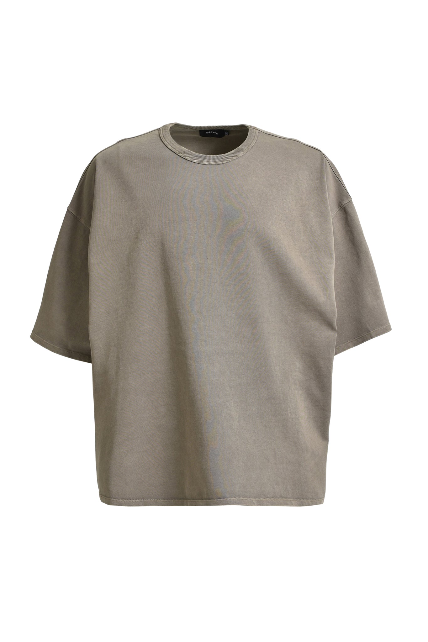 NEWRICH WIDE CROPPED TEE / DUST