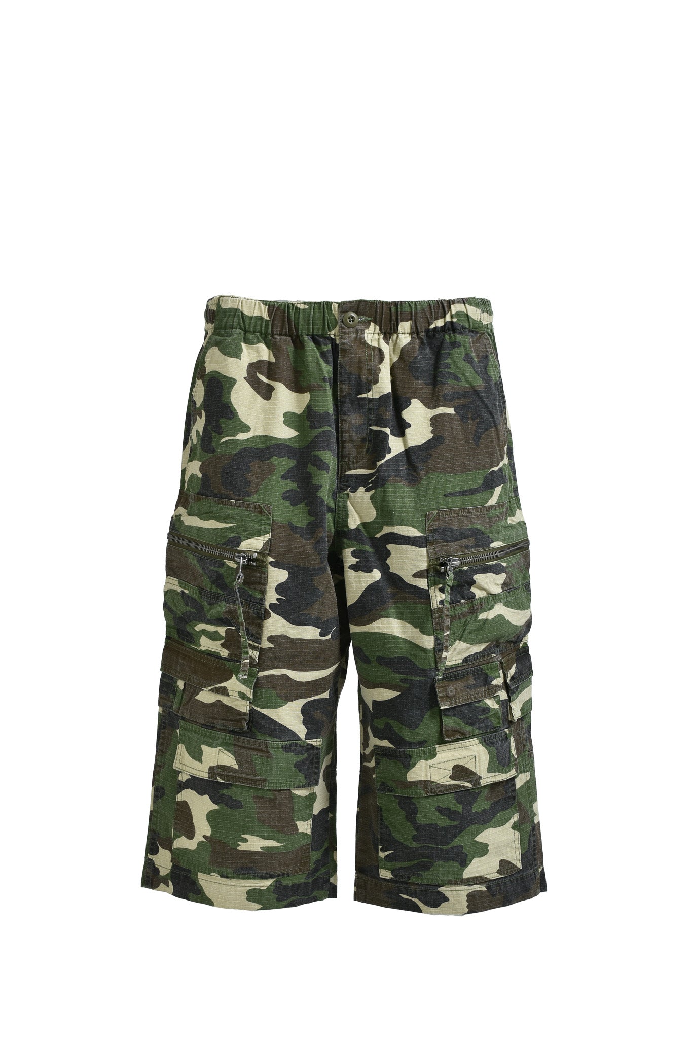 SUICIDE CAMO CARGO CROPPED / WOODLAND CAMO