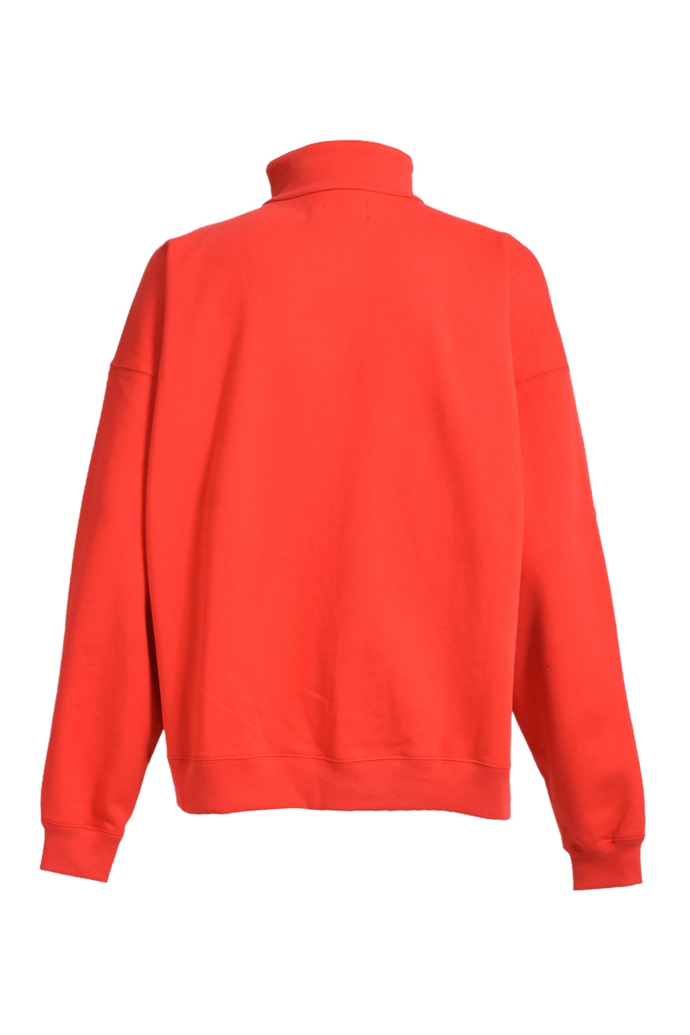 SCRIPT LOGO HALF ZIP SWEAT / RED