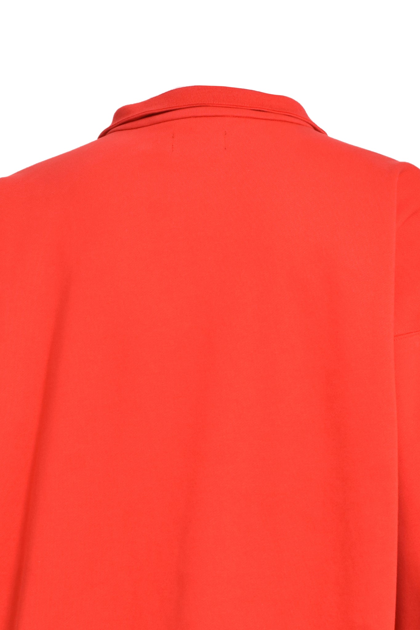 SCRIPT LOGO HALF ZIP SWEAT / RED