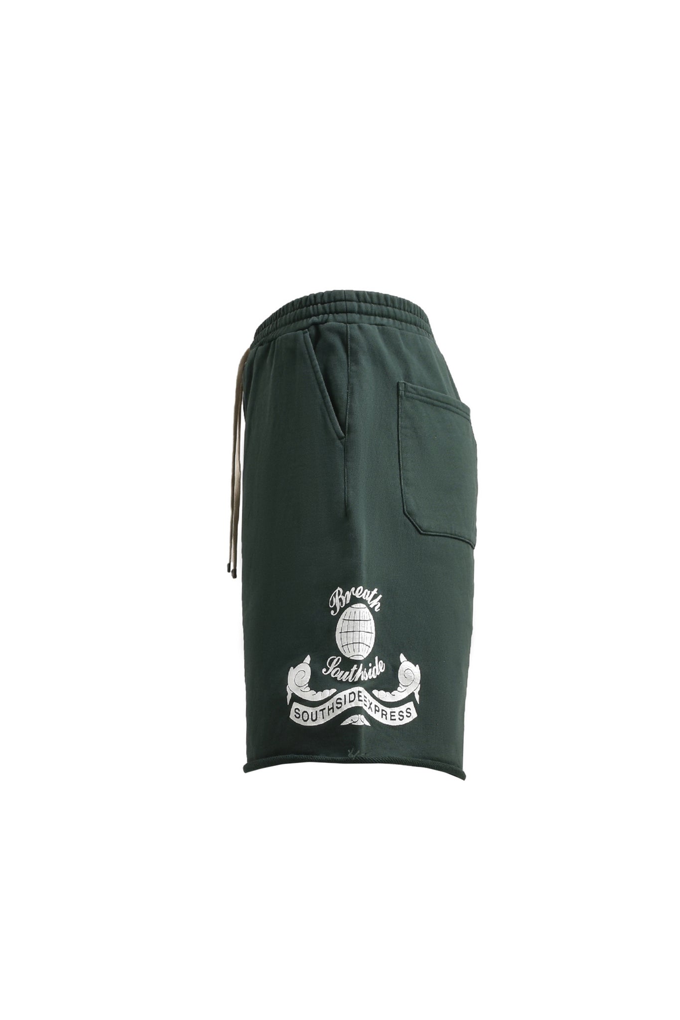 S.S.E LOGO SWEAT SHORTS / FOREST