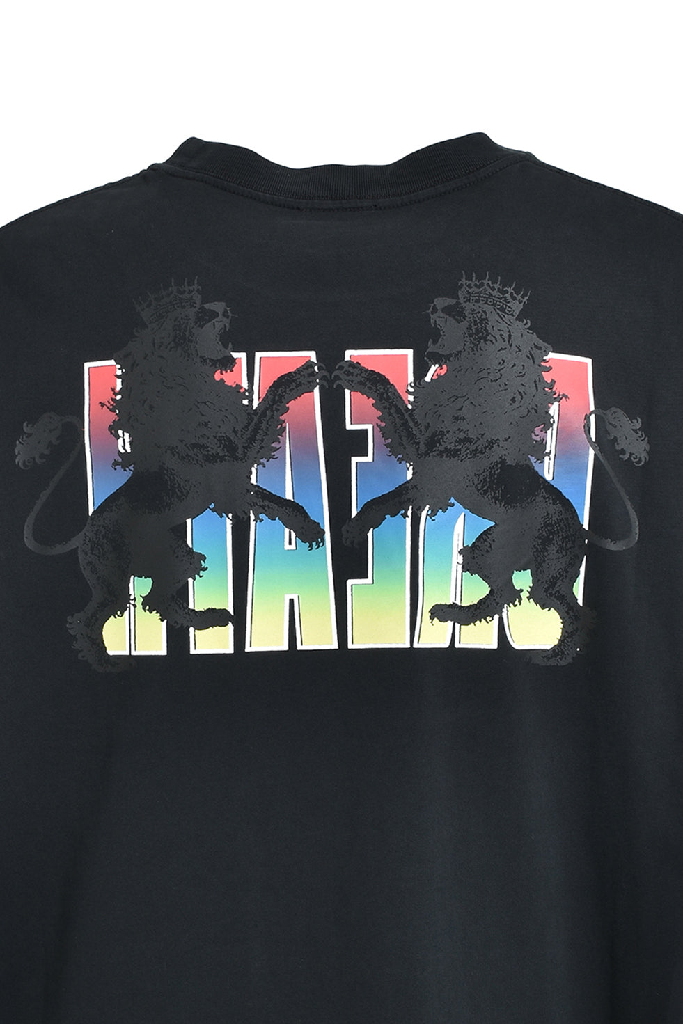 IRON LION LOGO TEE / BLACK