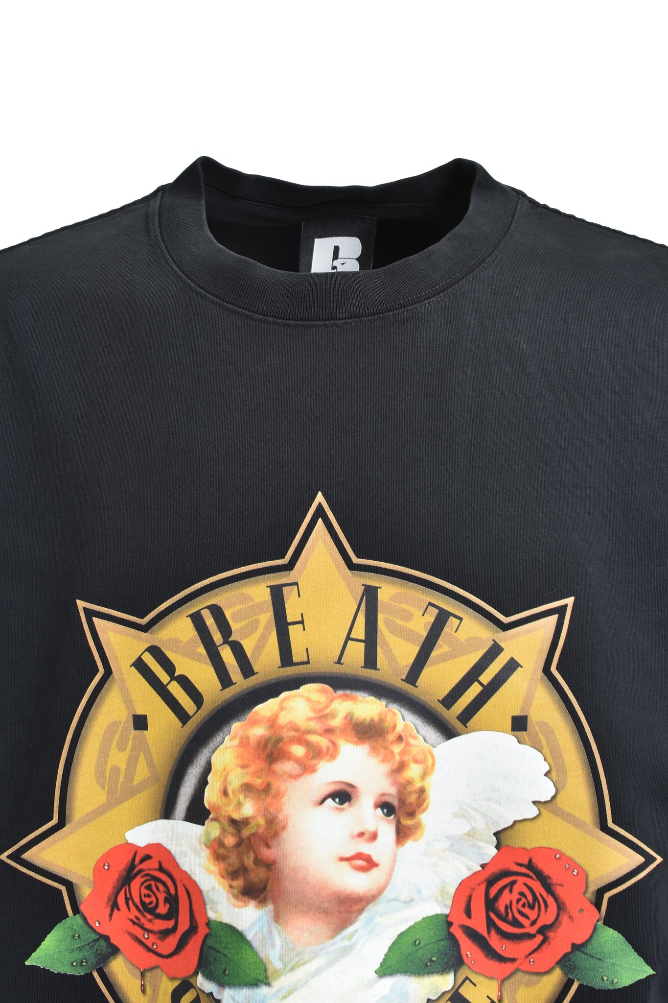 STARR ANGEL LOGO TEE / BLACK