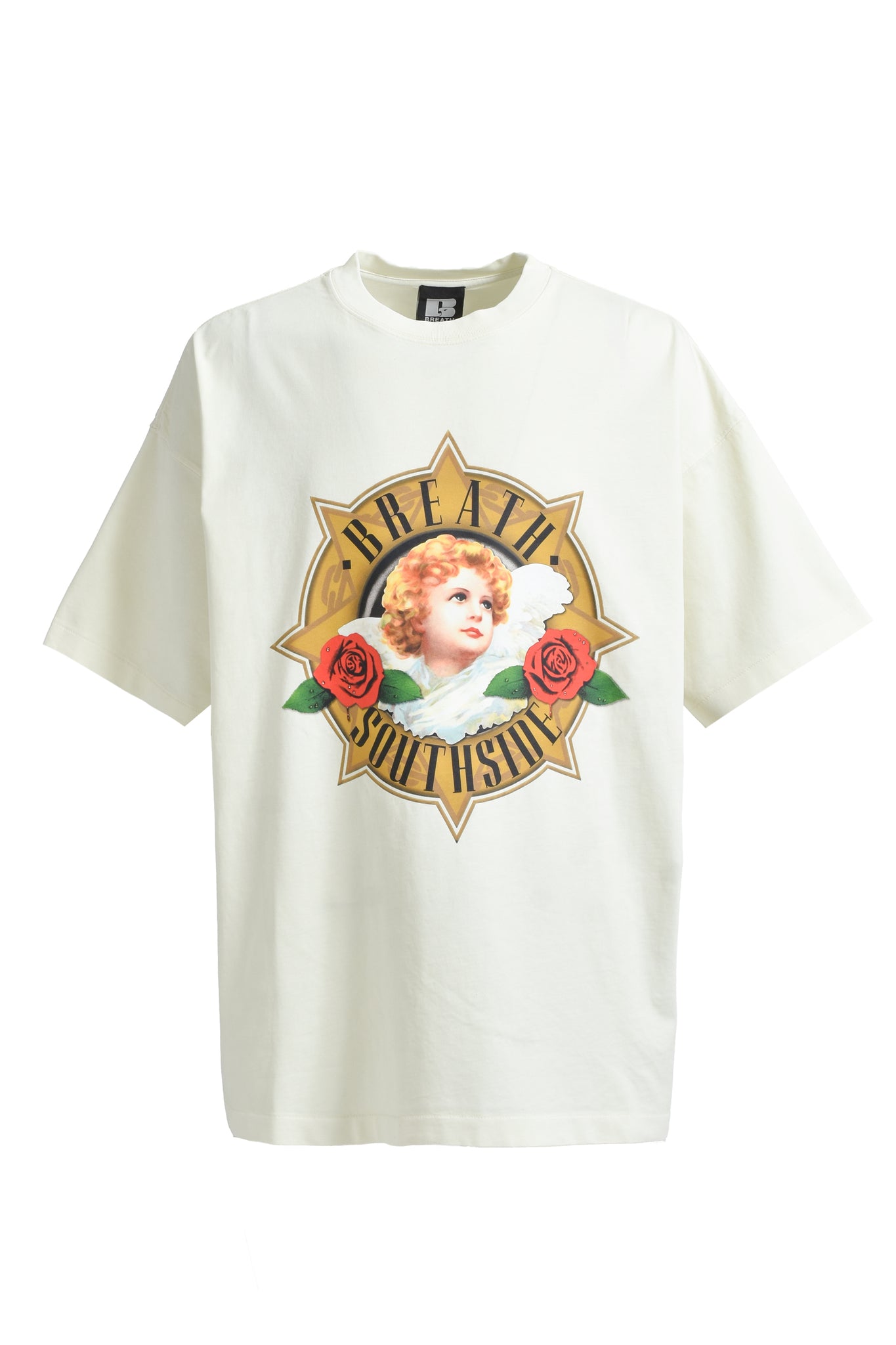 STARR ANGEL LOGO TEE / CREAM