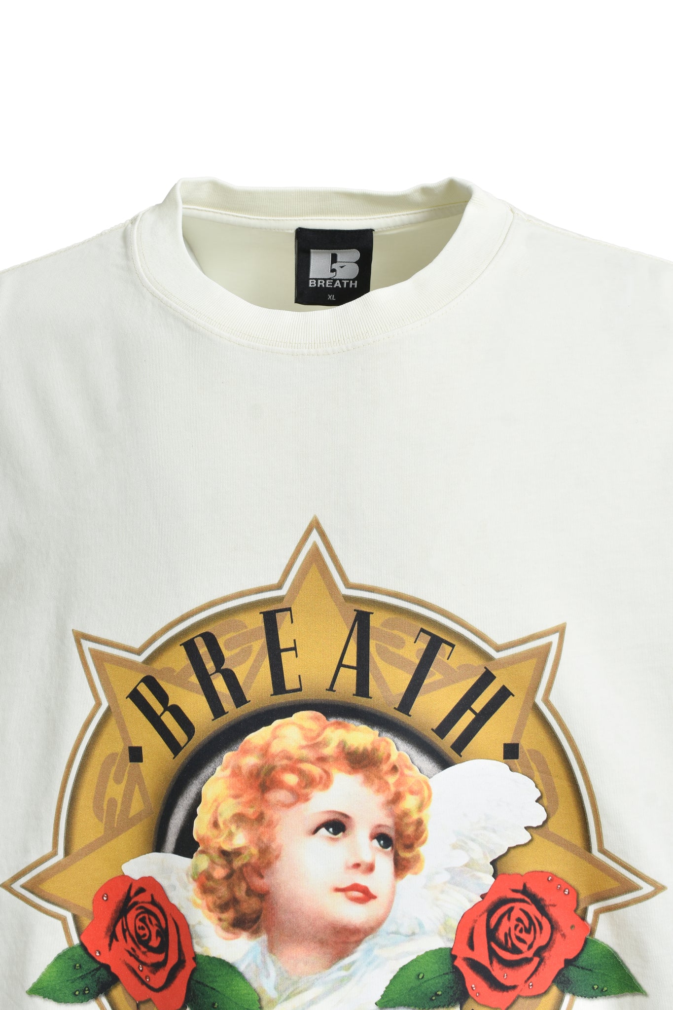 STARR ANGEL LOGO TEE / CREAM