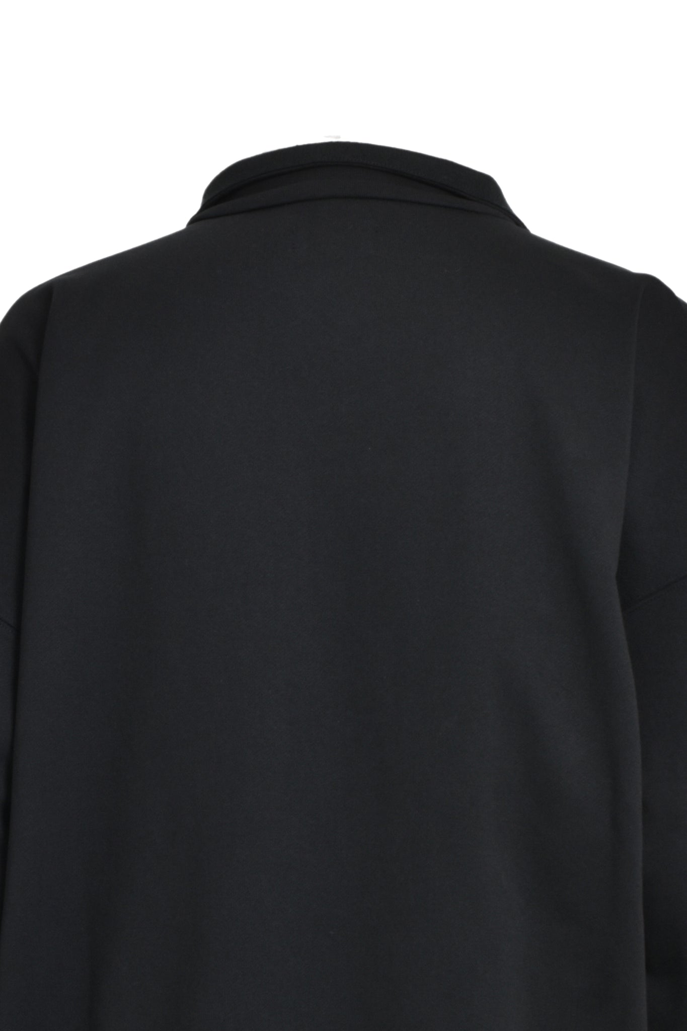 SCRIPT LOGO HALF ZIP SWEAT / BLACK