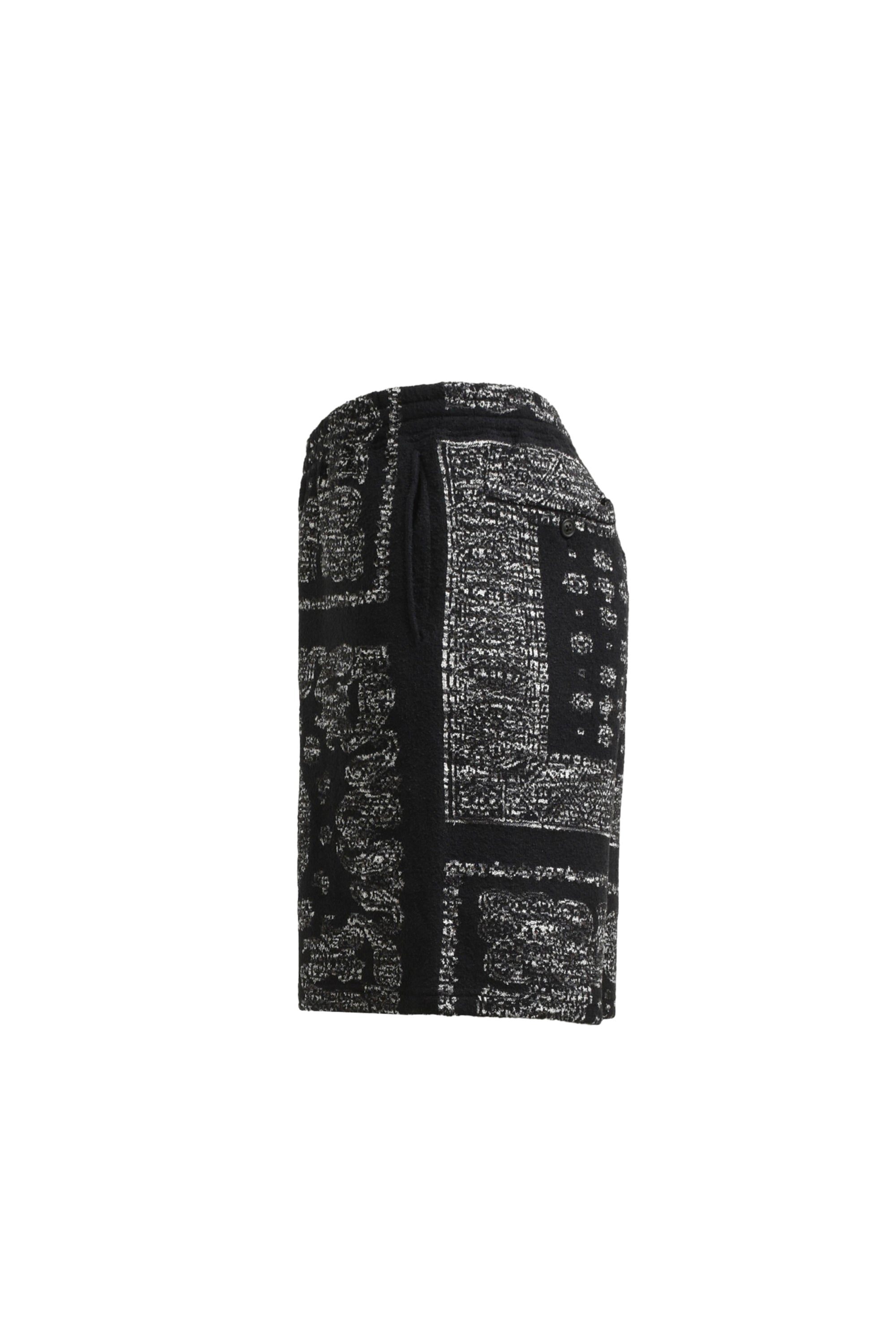 トップス BREATH ZIP HOODIE / BR PAISLEY SHORTS BR PAISLEY SHORTS / BLACK – BREATH - サイズ ウエスト 股上 股下 腿