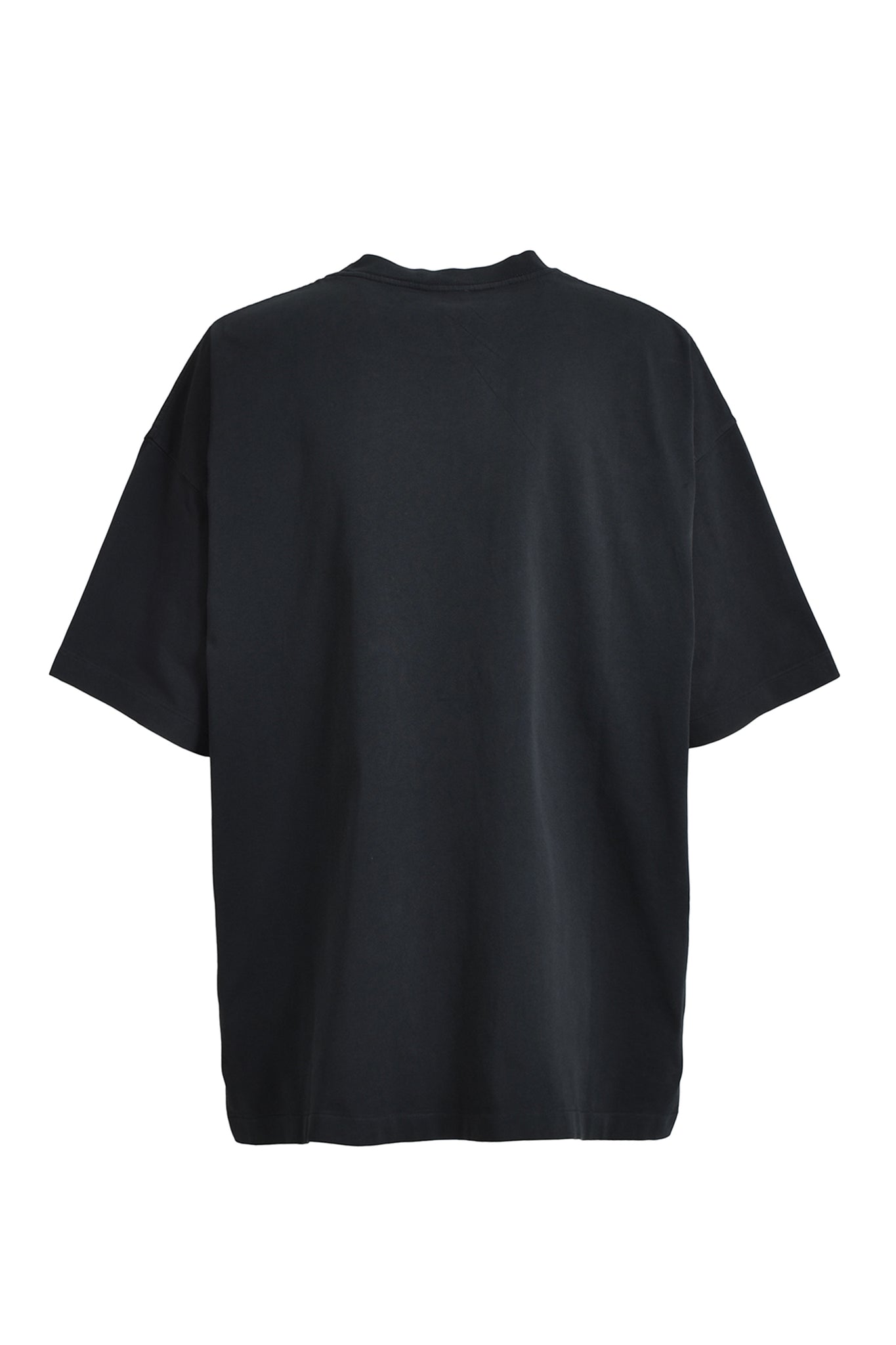 SOUTHSIDE CROSS LOGO TEE / BLACK × WHITE