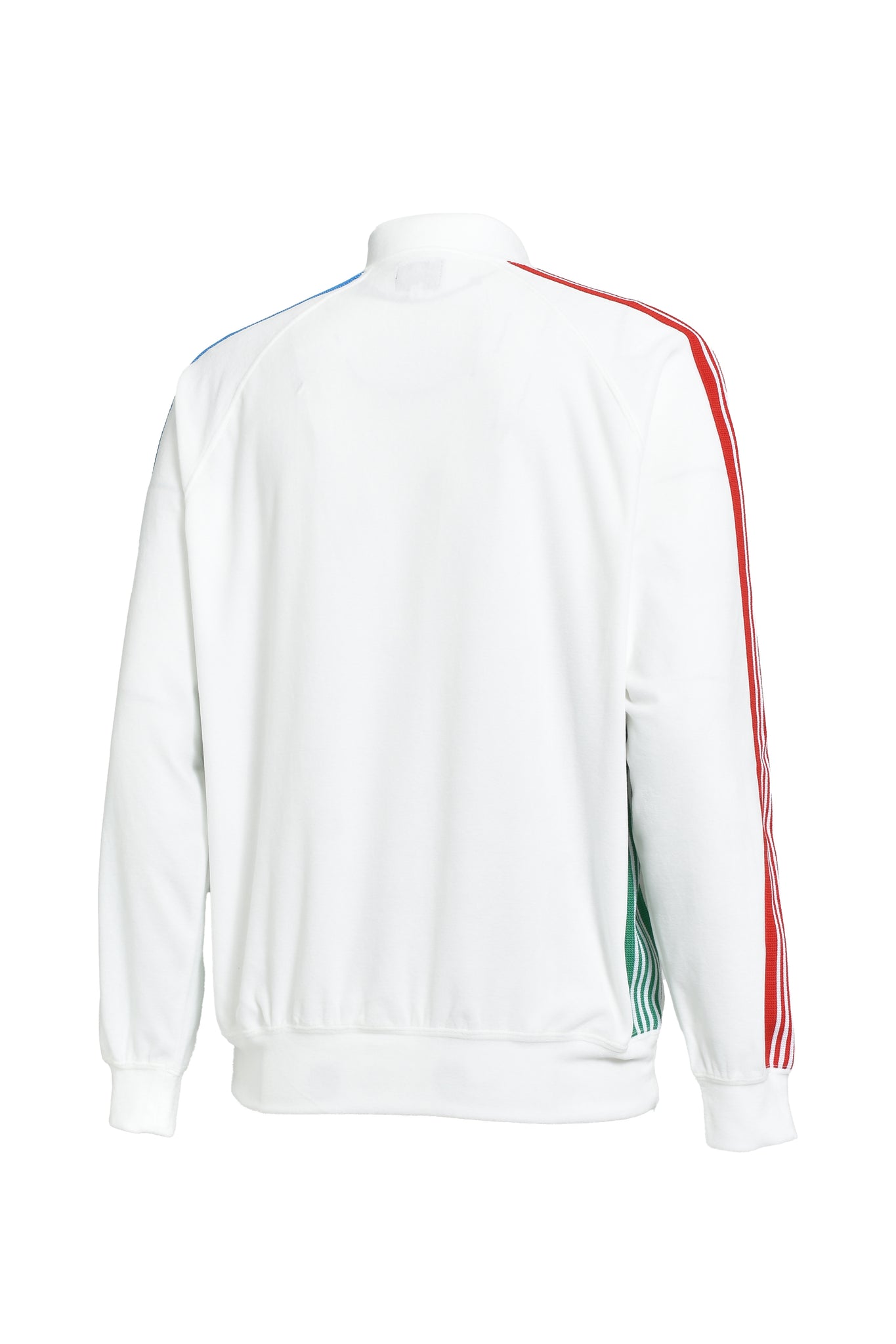 × Needles RIB COLLAR TRACK JACKET - C/PE VELOUR / WHITE