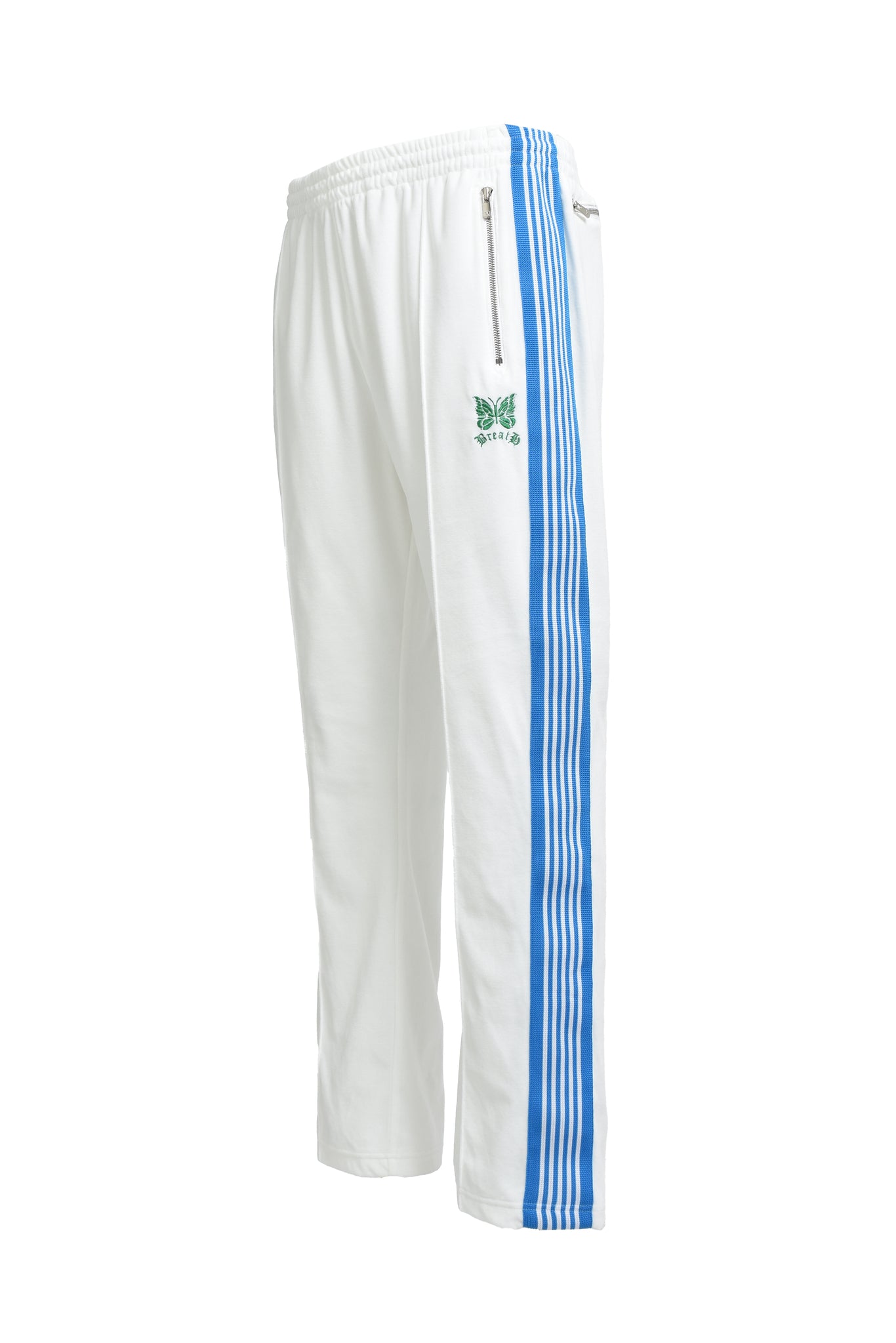 × Needles NARROW TRACK PANT - C/PE VELOUR / WHITE