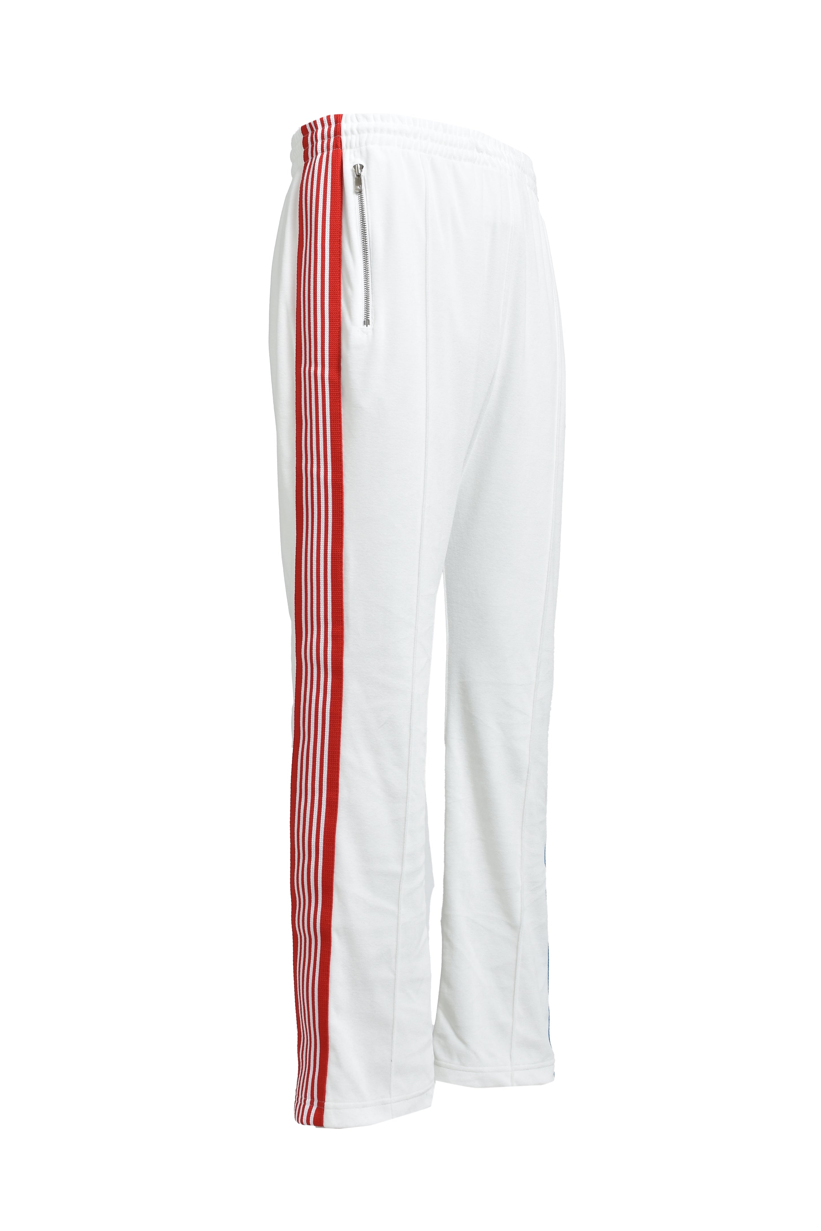Needles NARROW TRACK PANT - C/PE VELOUR / WHITE – BREATH - サイズ