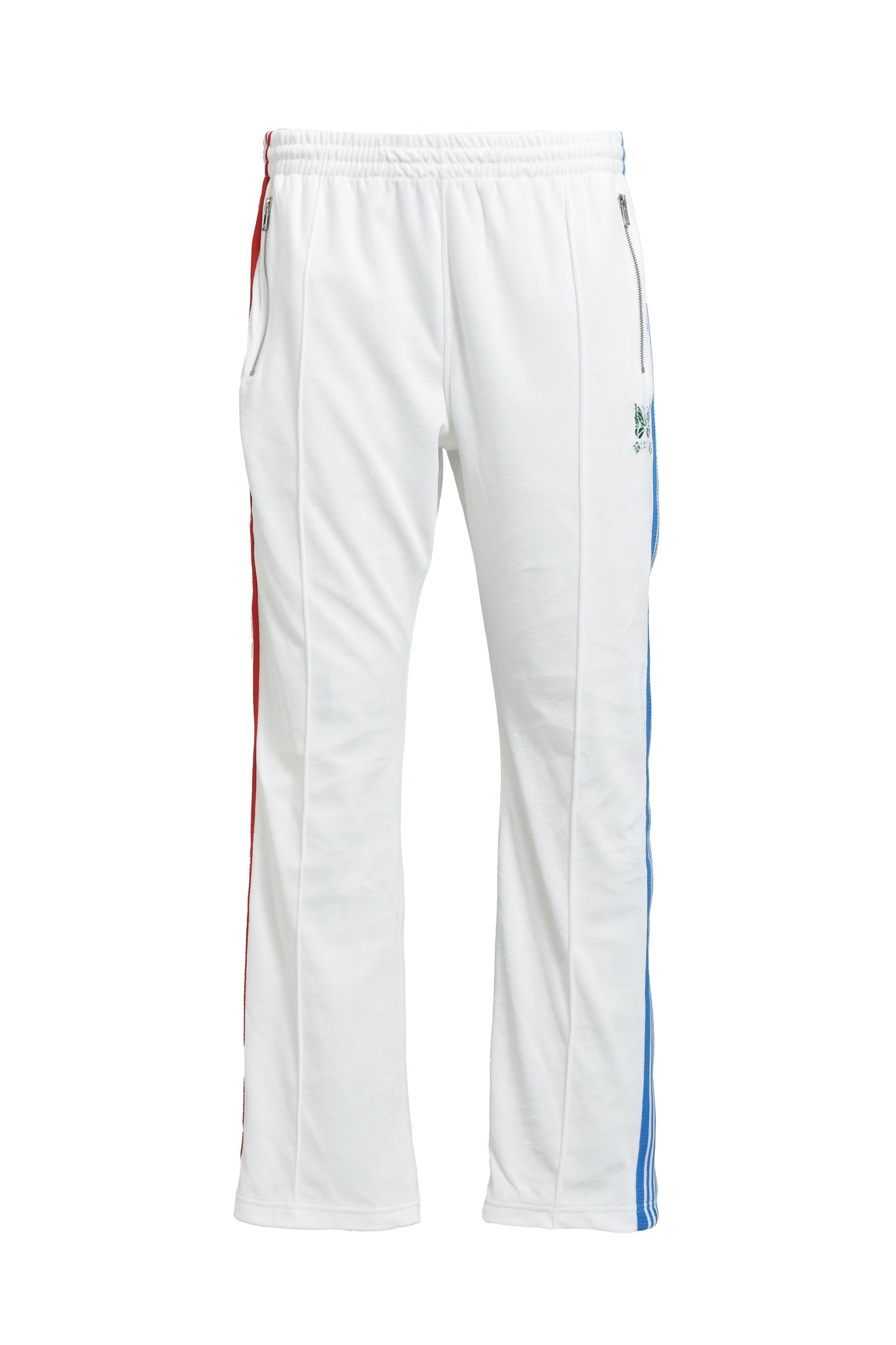 × Needles NARROW TRACK PANT - C/PE VELOUR / WHITE